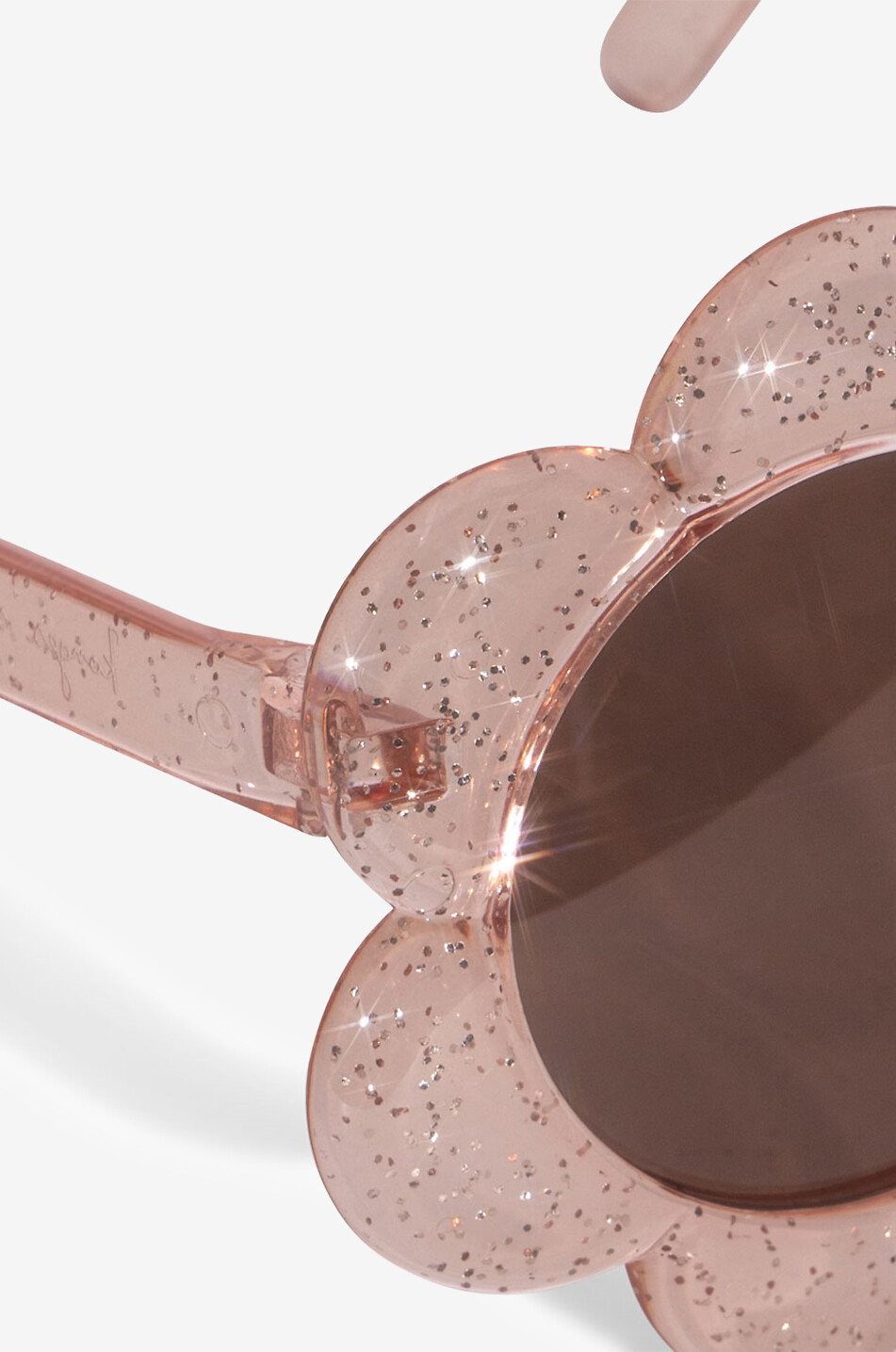 KONGES SLØJD Lunettes de soleil à paillettes enfant Junior Flower Fille ROSE 2