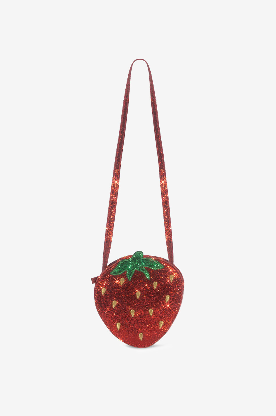 KONGES SLØJD Sac porté épaule en forme de coeur fille Tut Strawberry Fille ROUGE 2