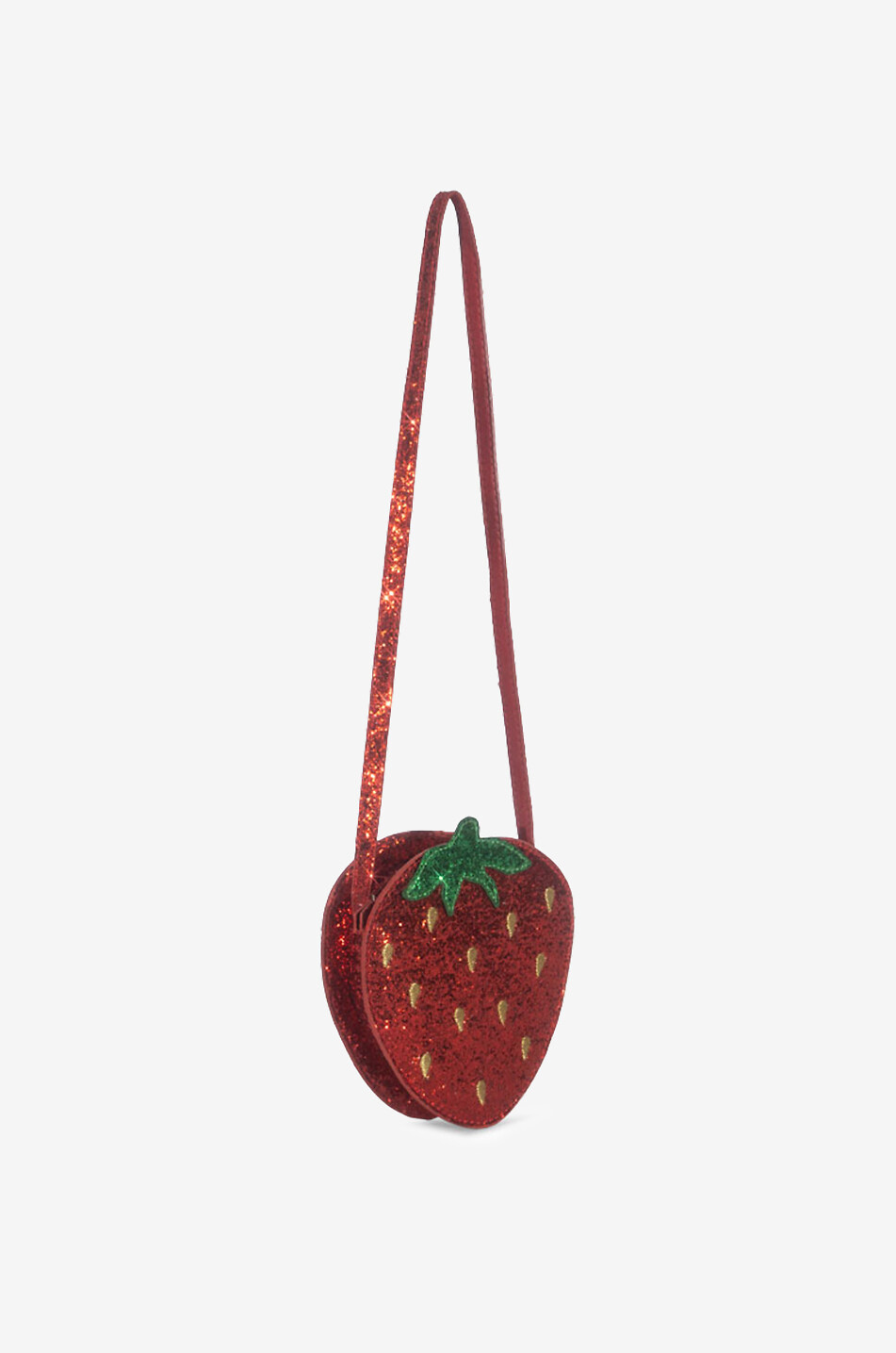 KONGES SLØJD Sac porté épaule en forme de coeur fille Tut Strawberry Fille ROUGE 4