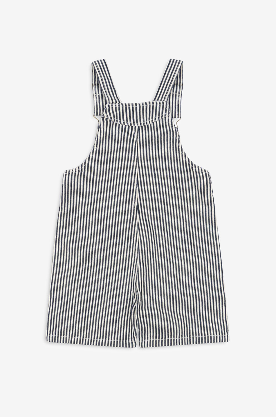 KONGES SLØJD Fender boys' striped cotton dungarees Boy DARK BLUE 2