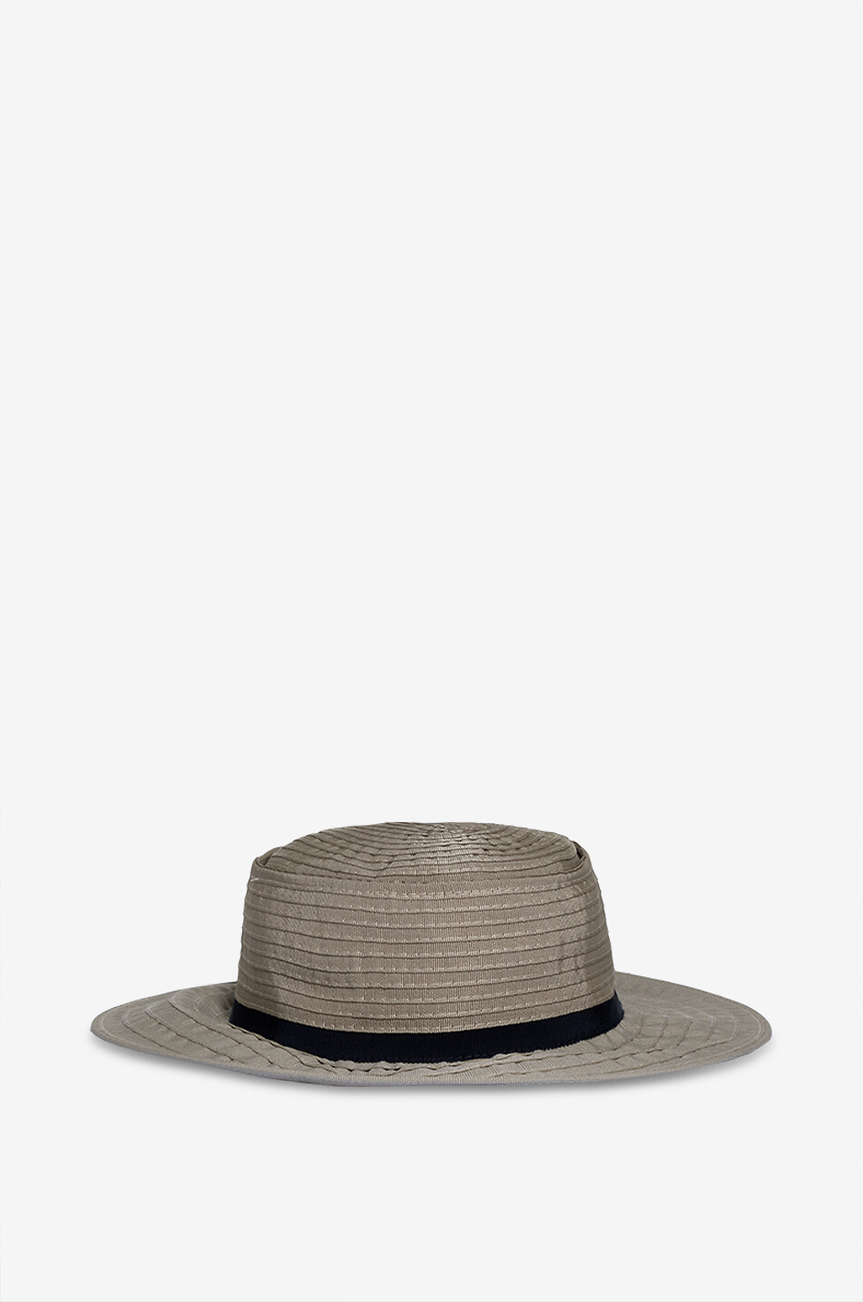 GREVI Chapeau en coton à bord large Femme KAKI CLAIR 2