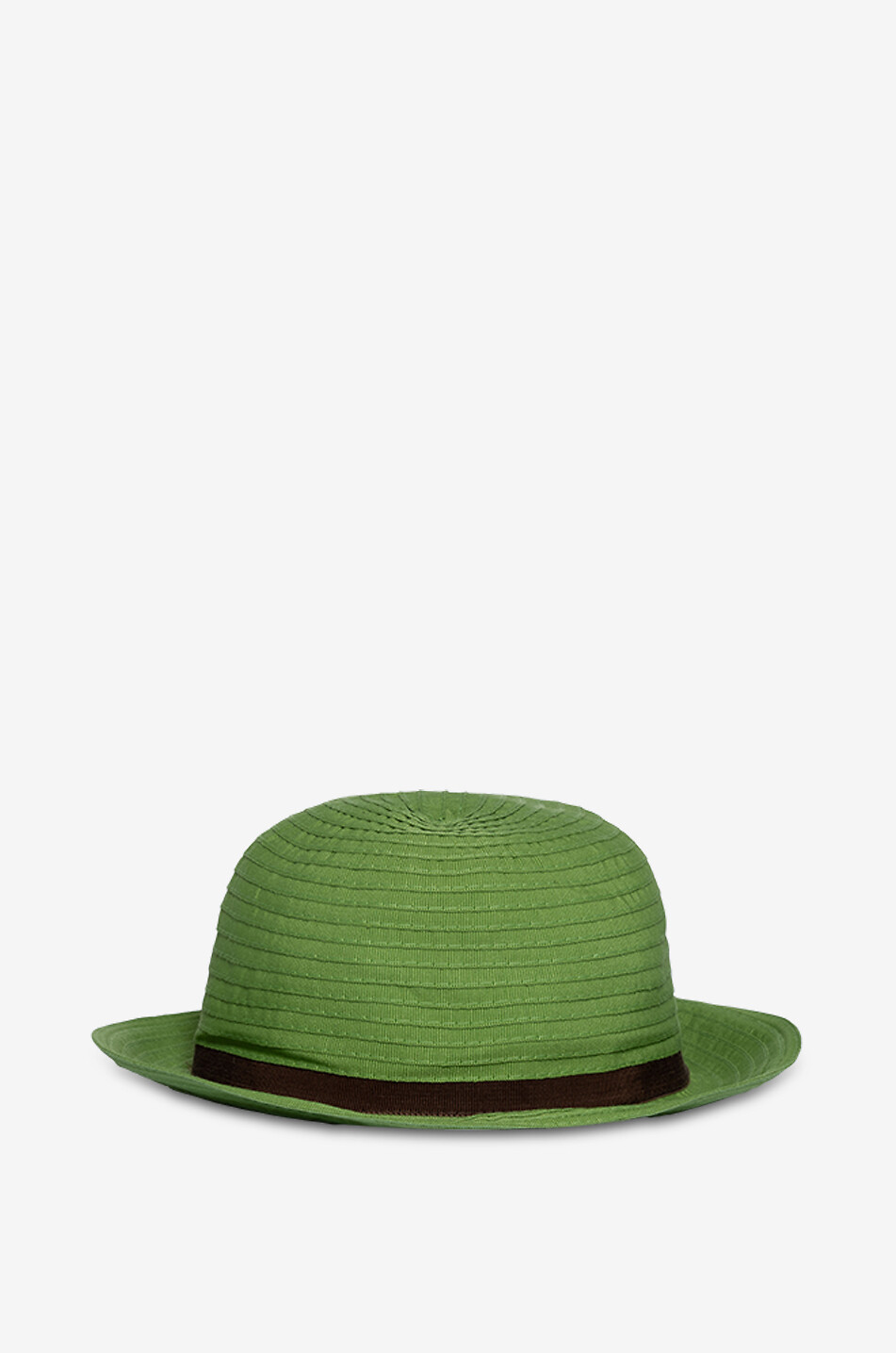 GREVI Braided cotton bowler hat Women GREEN 1