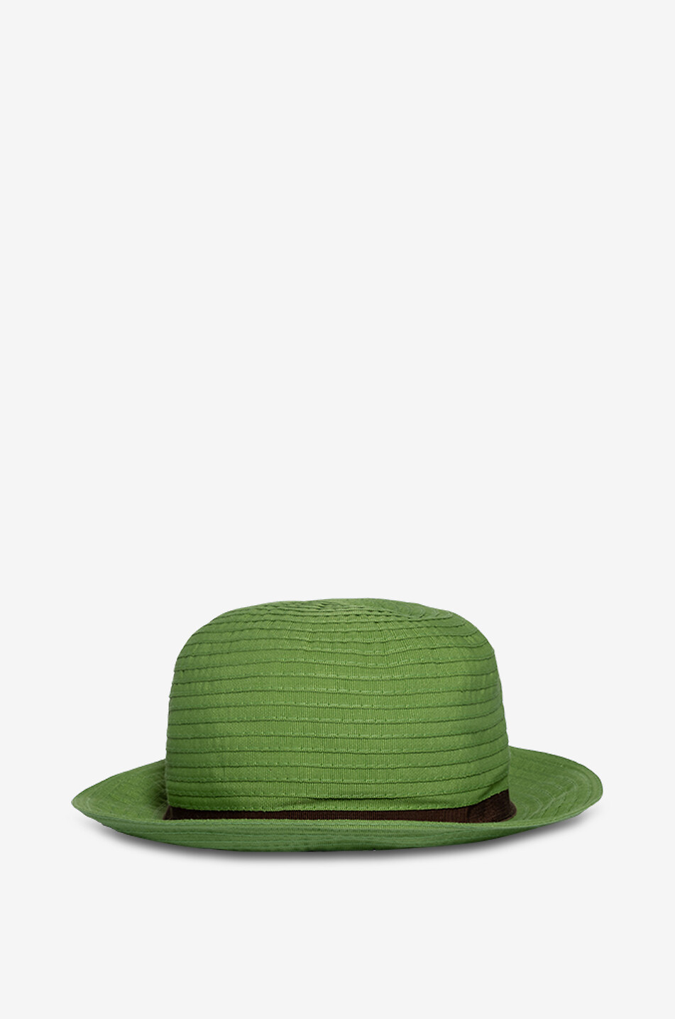 GREVI Braided cotton bowler hat Women GREEN 2