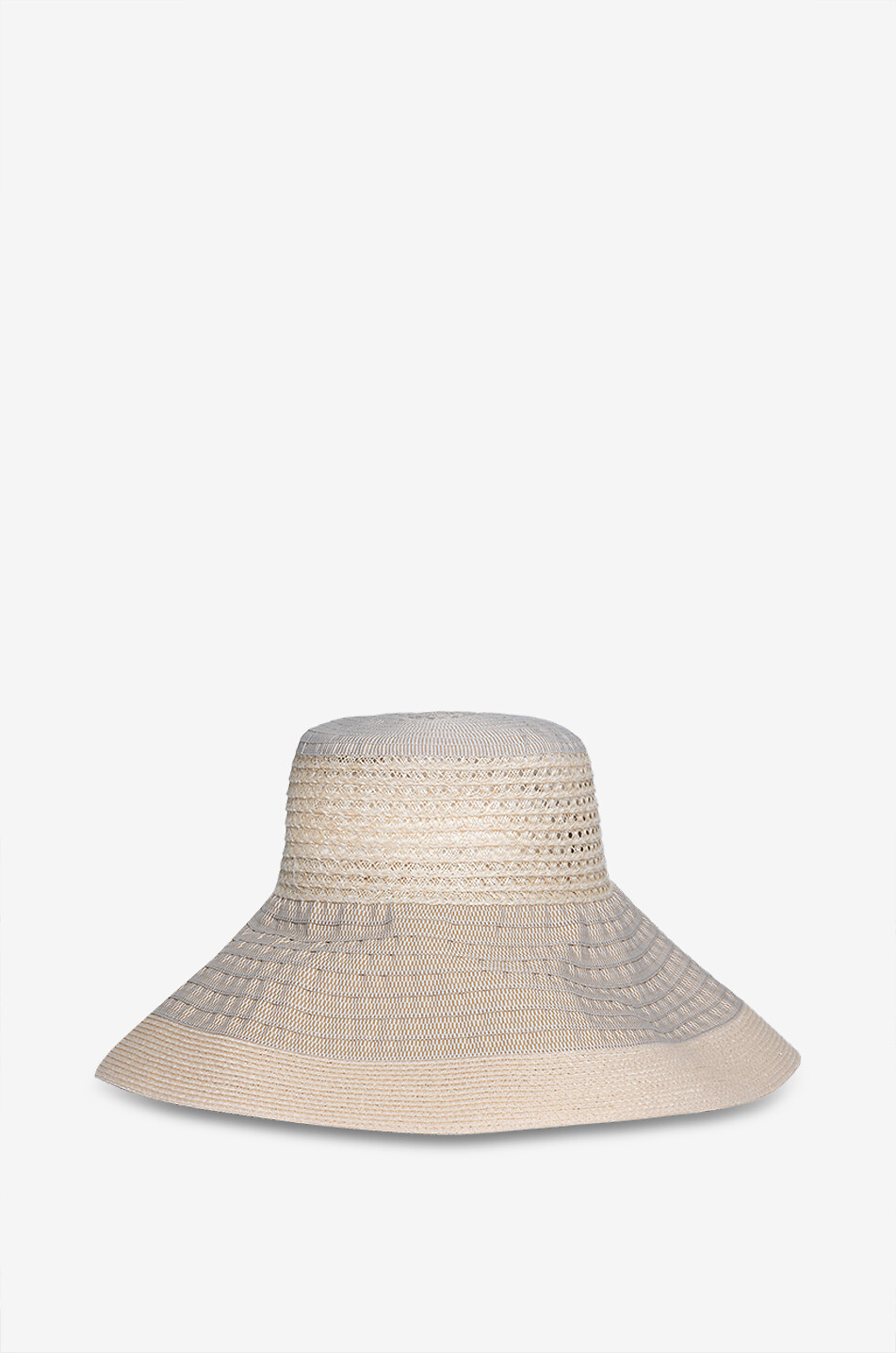 GREVI Wide brim cloche hat Women BEIGE 1