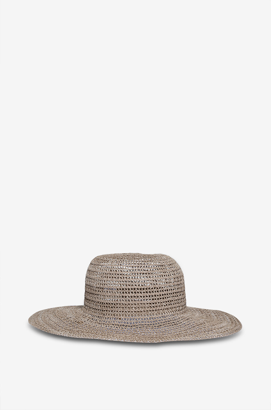 GREVI Chapeau tressé aérien à large bord Femme BEIGE 2