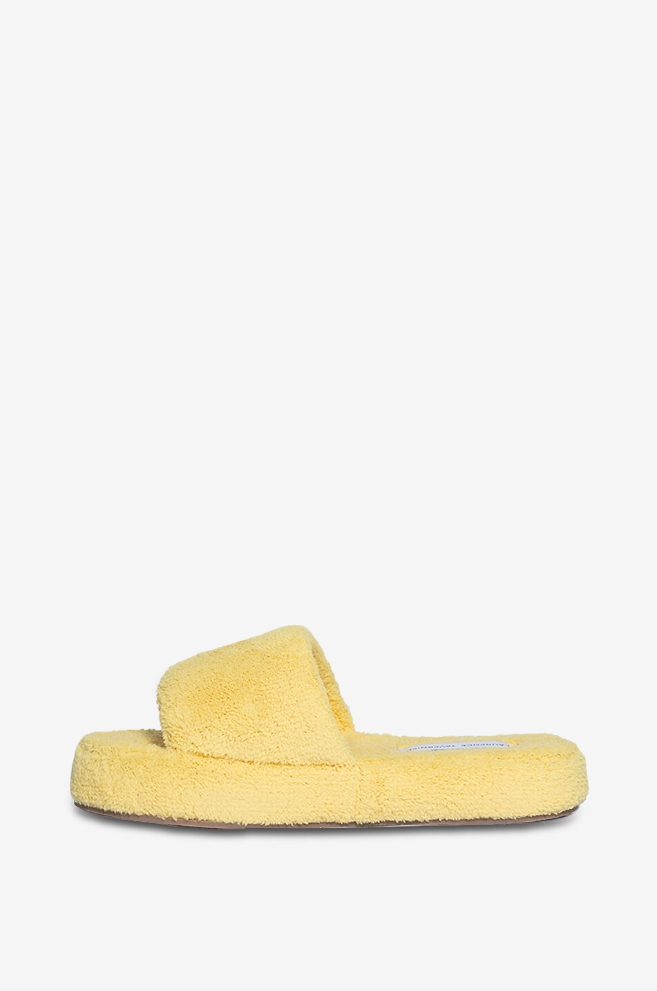 LAURENCE TAVERNIER Mule slippers in terry cotton Women YELLOW 3