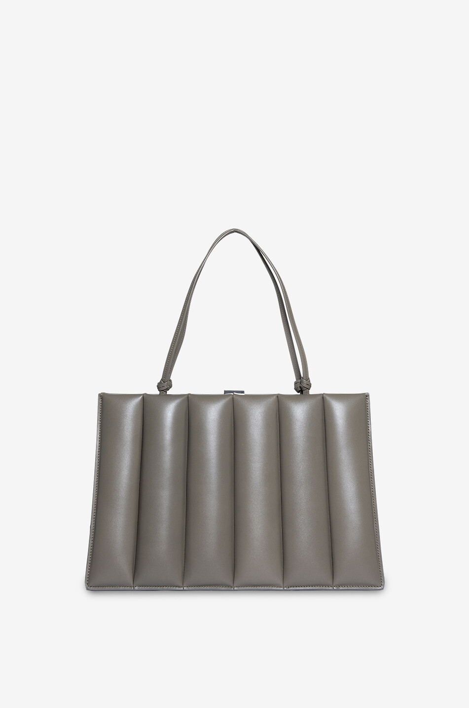 PHOEBE PHILO Drive Medium quilted smooth leather handbag Women BROWN 3