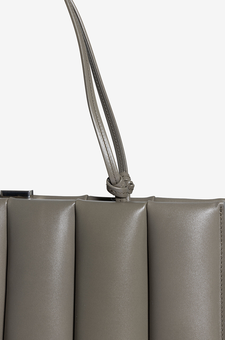 PHOEBE PHILO Drive Medium quilted smooth leather handbag Women BROWN 5