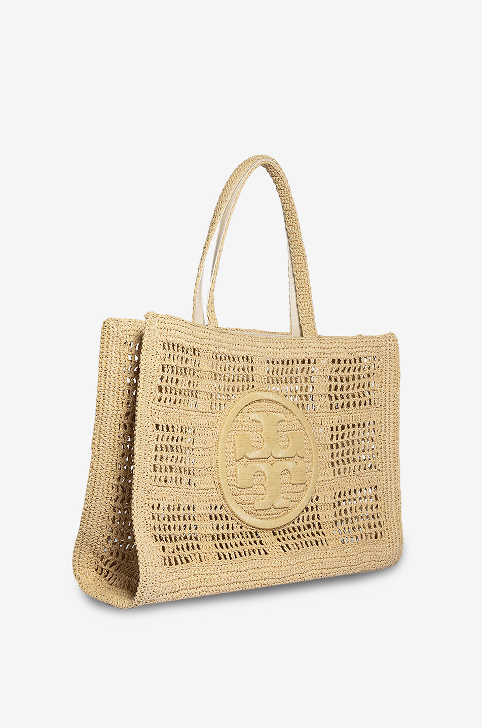 TORY BURCH Häkel-Shopper aus Bast Ella Large Damen BEIGE 2