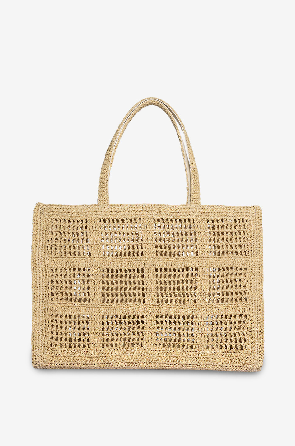 TORY BURCH Häkel-Shopper aus Bast Ella Large Damen BEIGE 3