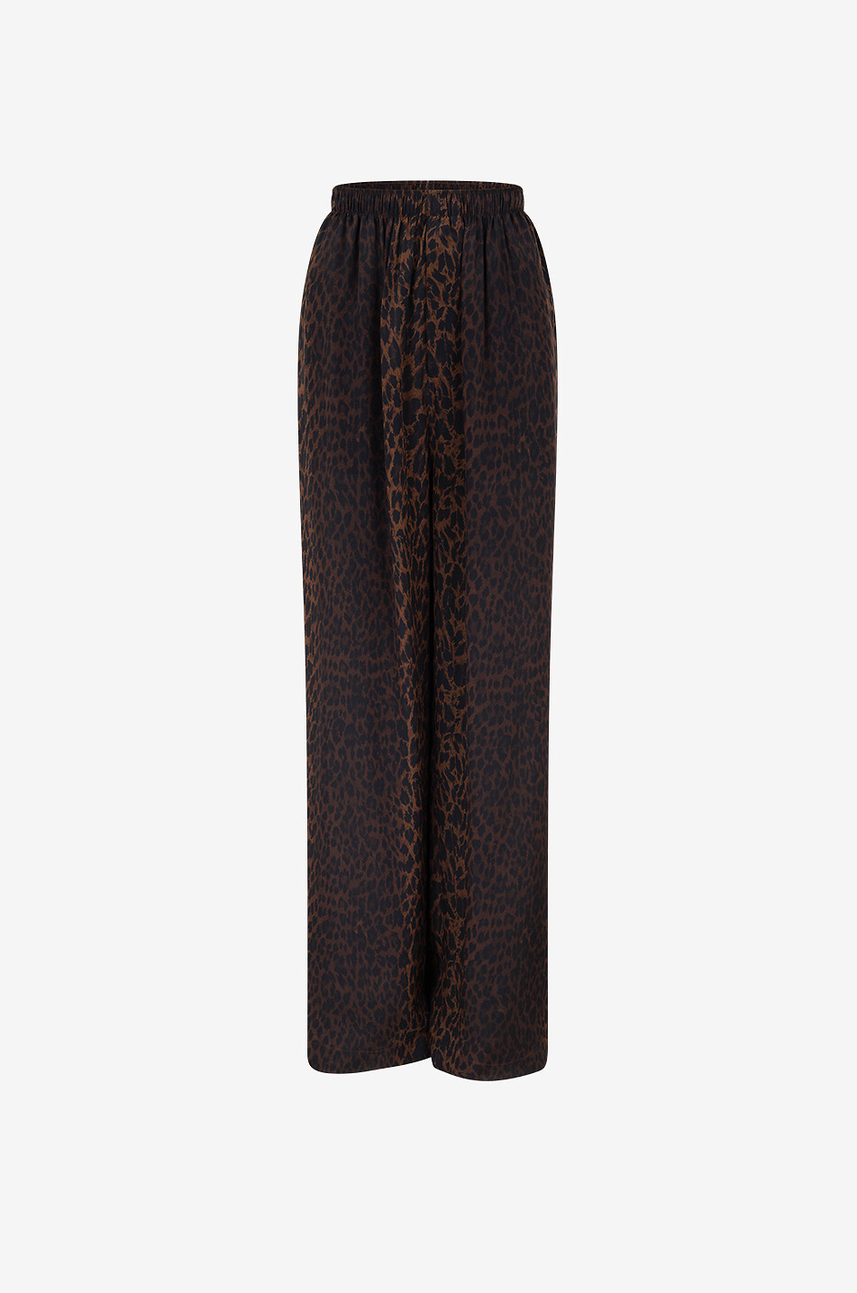 BALENCIAGA Pyjama Pants wide-leg leopard print pyjama trousers Women BROWN 1