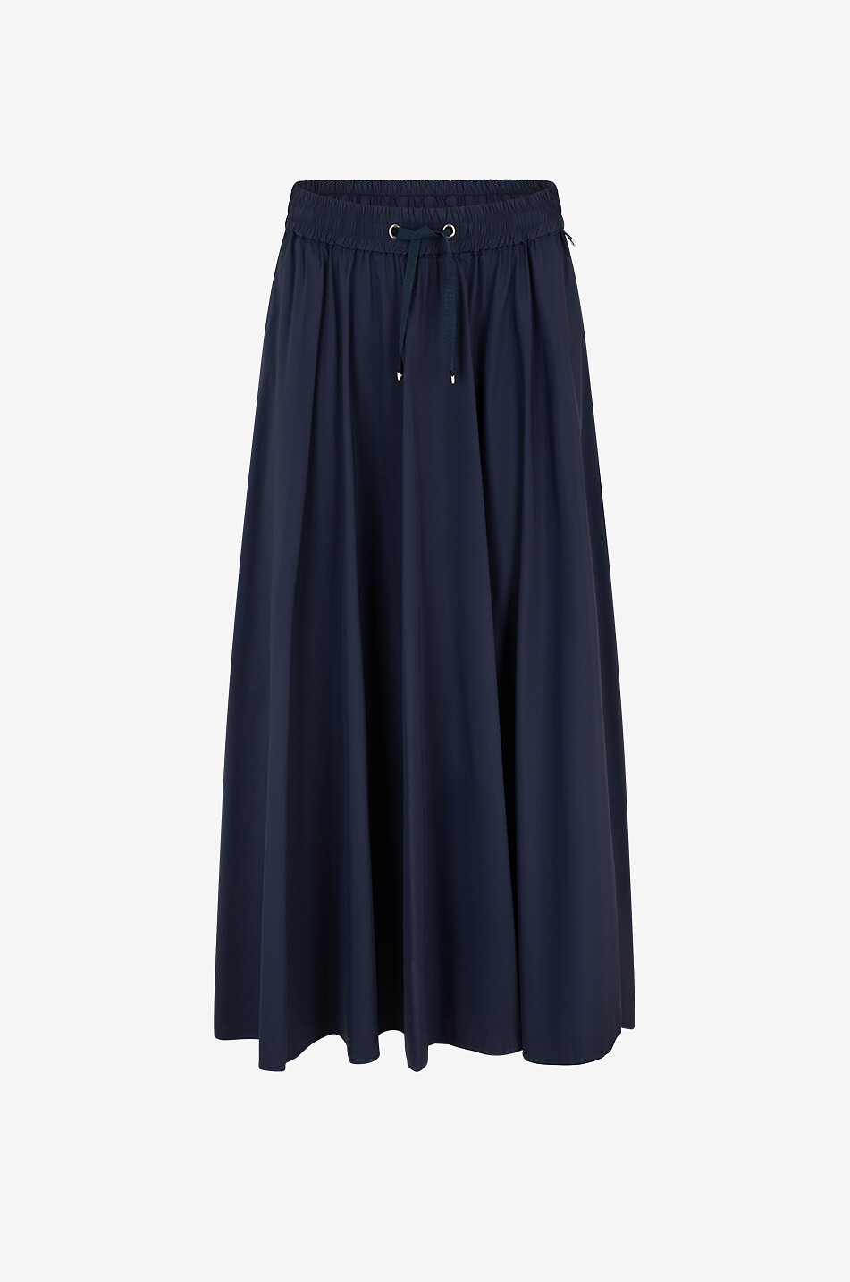 HERNO Jupe longue Light Nylon Stretch Femme BLEU FONCE 1