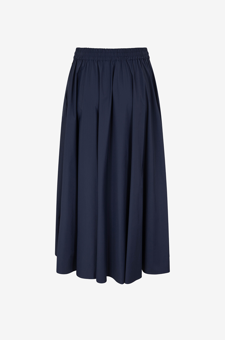 HERNO Jupe longue Light Nylon Stretch Femme BLEU FONCE 2