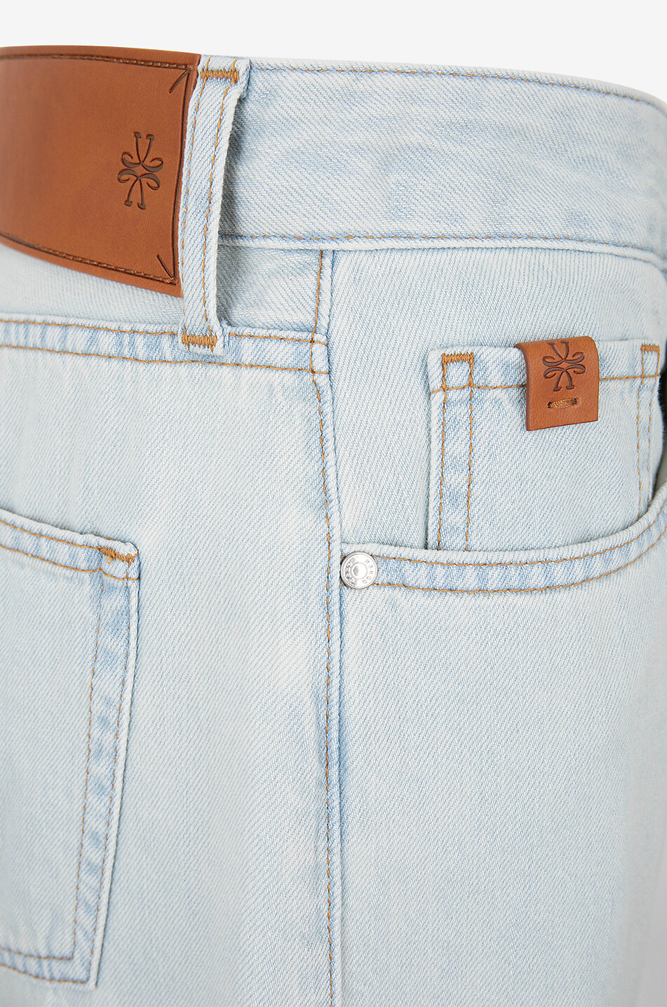 JACOB COHEN Jean large en coton Hailey Femme BLEU 3