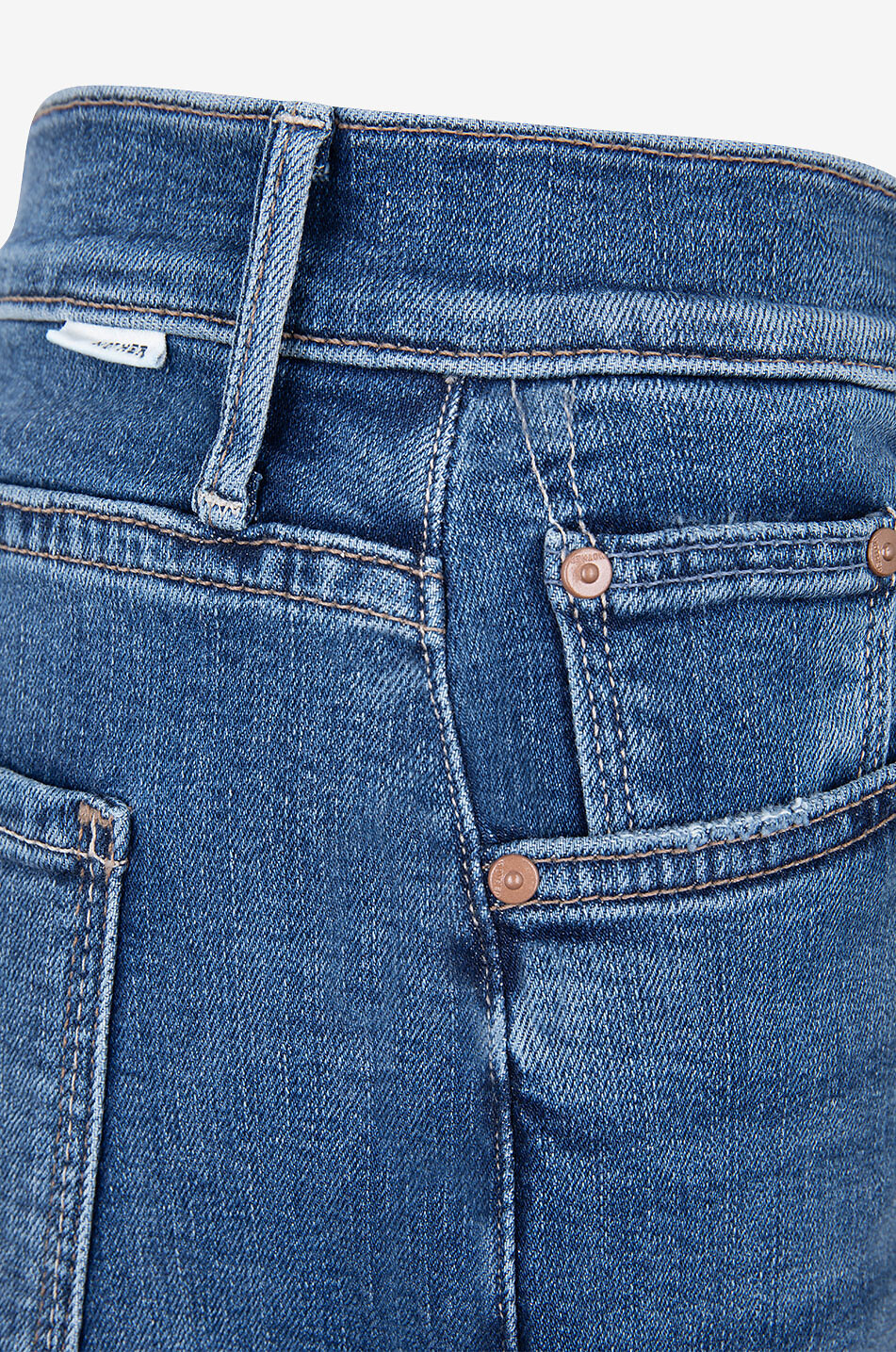 The Mid Rise Maven Sneak straight leg jeans
