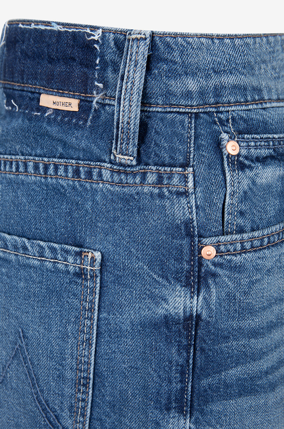 Jeans mit weitem Bein aus Baumwolle The Dodger Ankle