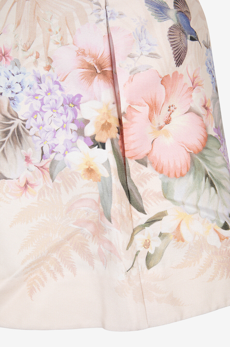 Geblümte Shorts mit hoher Taille Illuminate Tuck