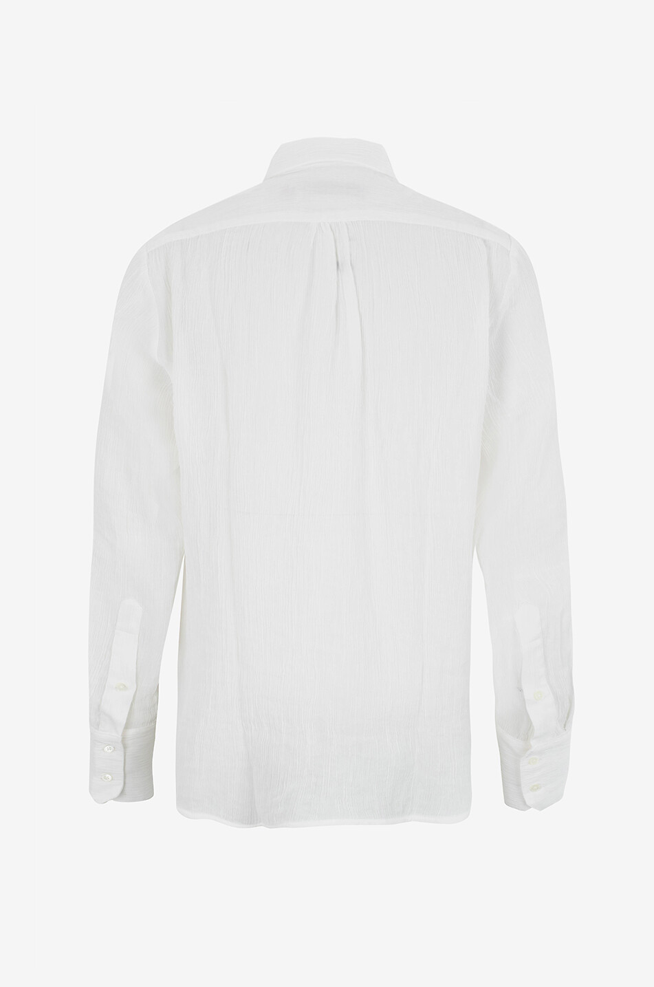 BRITT SISSECK Cecilie cotton crinkle effect shirt Women EGGSHELL 2