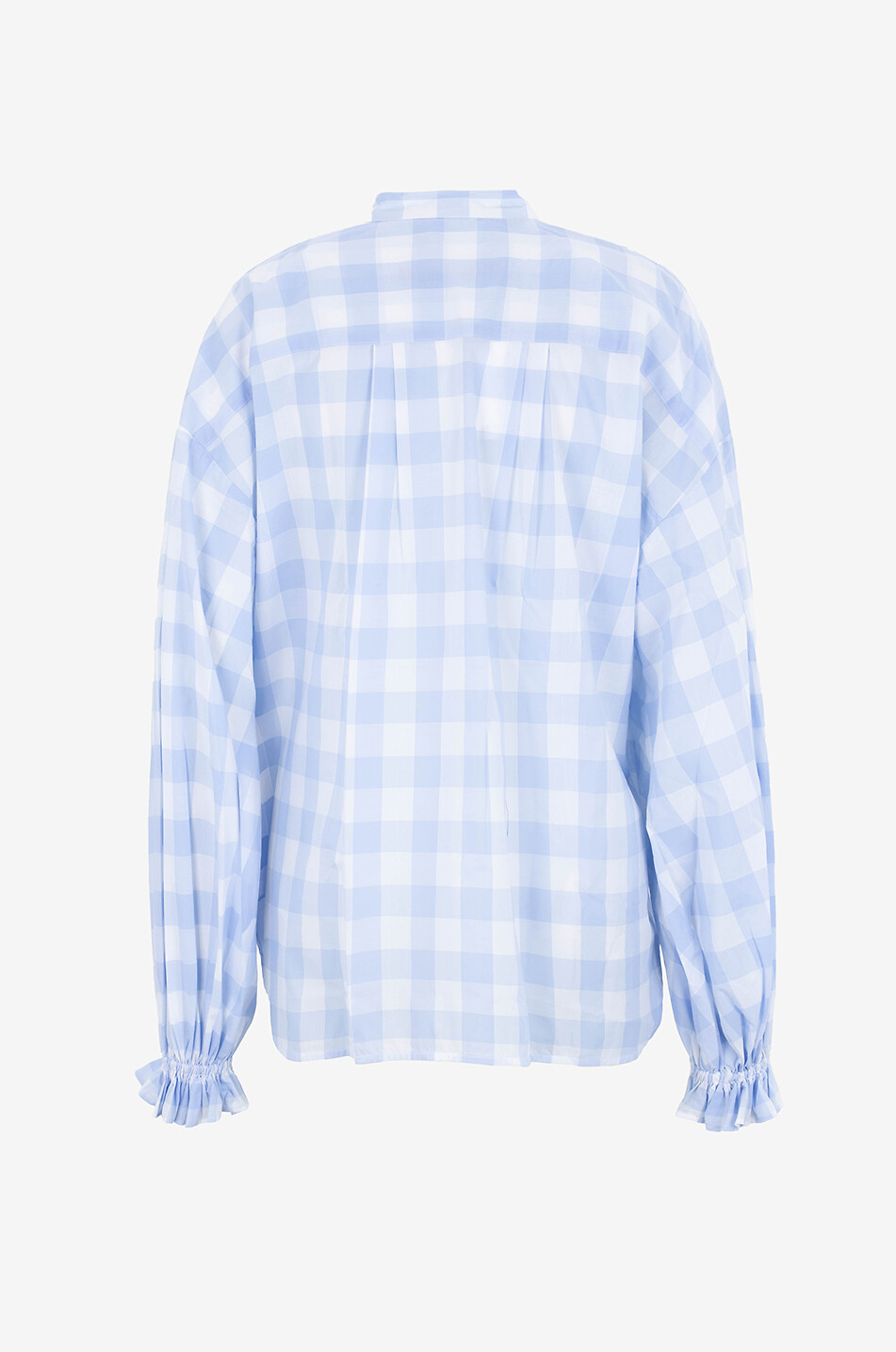 BRITT SISSECK Hemd mit Vichykaros und ausgestellter Manschette Heather Damen HELLBLAU 2
