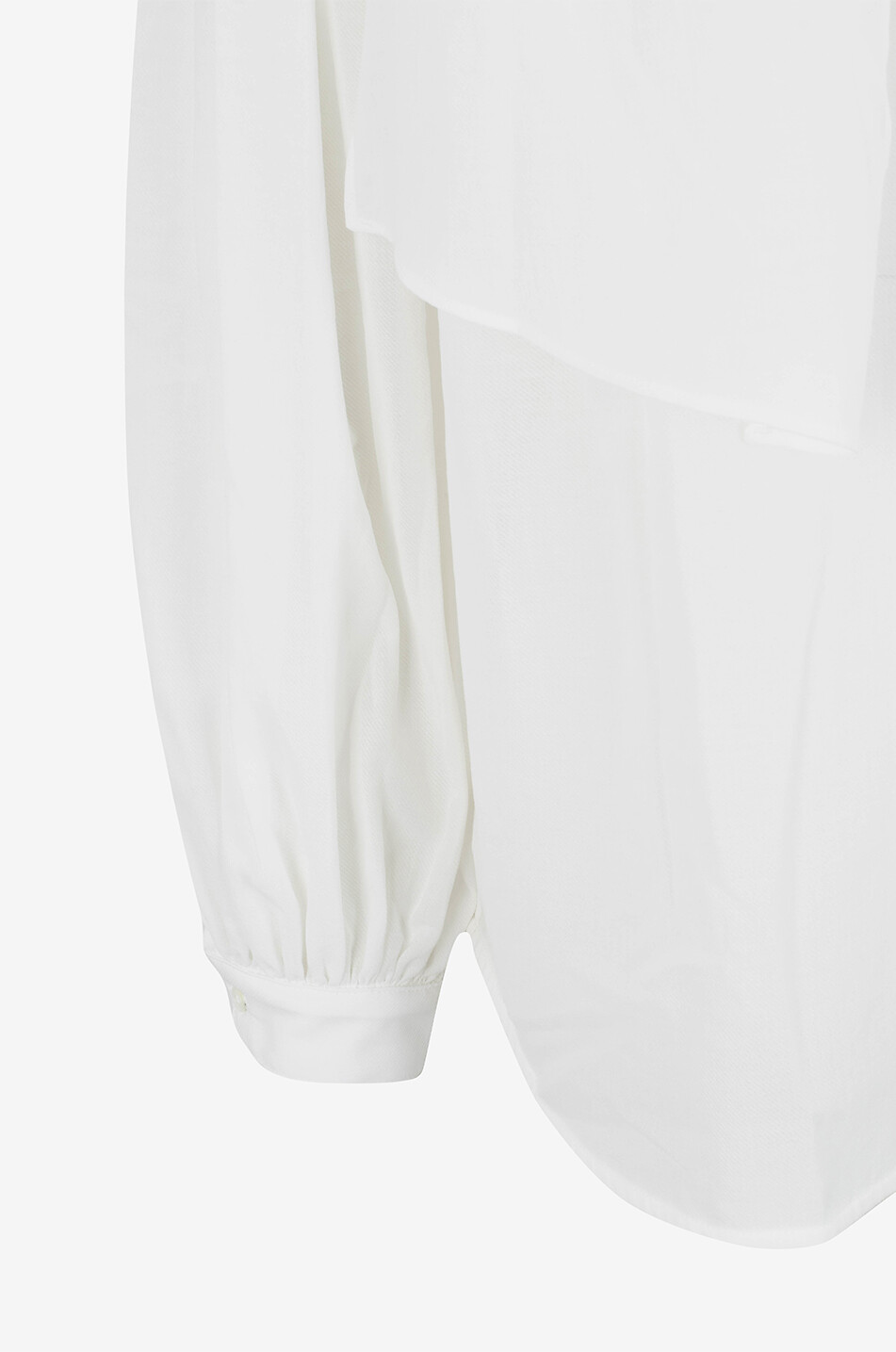 BRITT SISSECK Bilbo poet's shirt with necktie Women WHITE 3