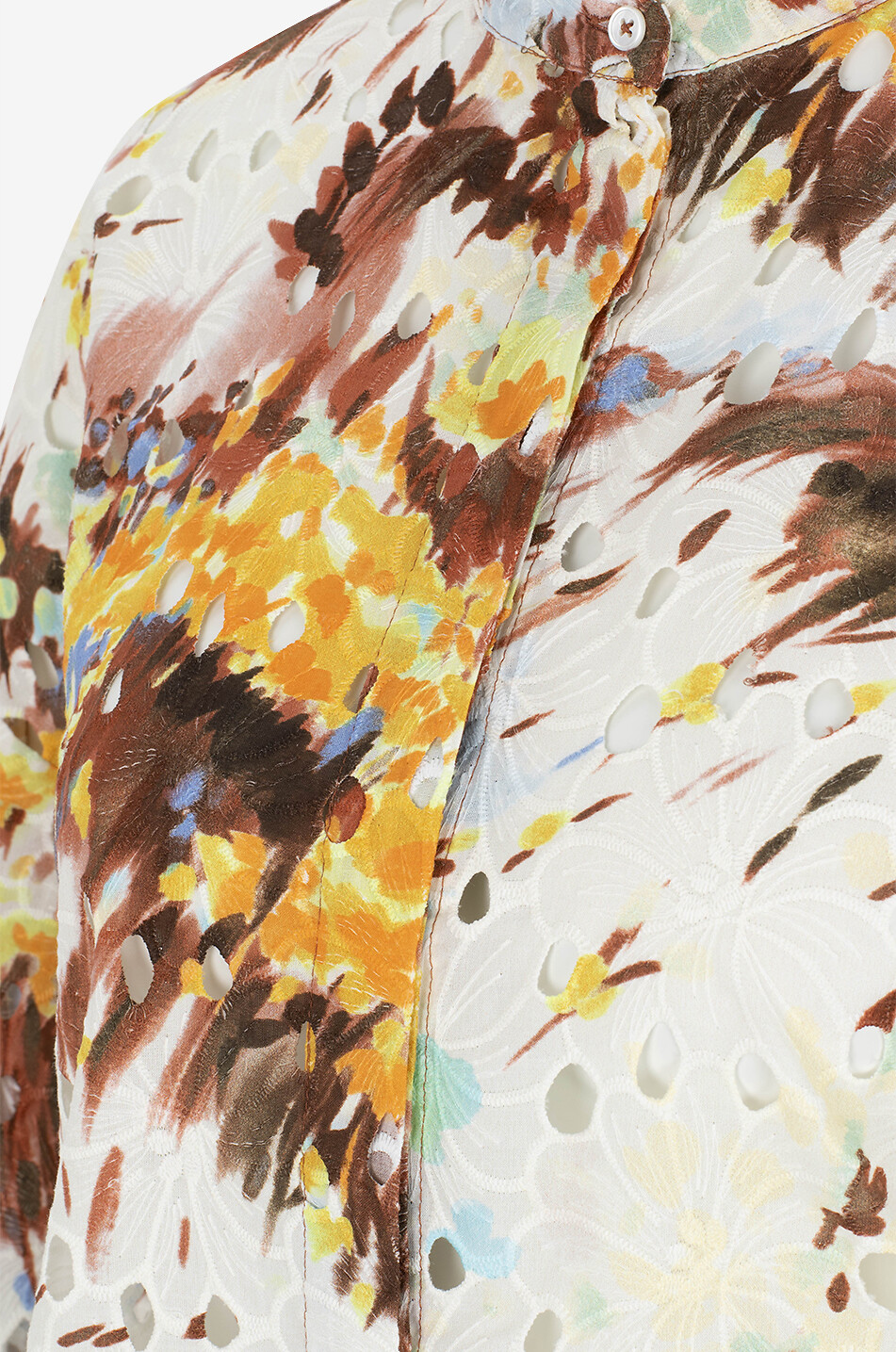 BRITT SISSECK Hemd mit verschwommenem Blütenprint Heather Damen BUNT 3