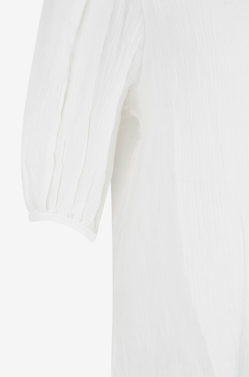 Dalia puff-sleeve fitted shirt