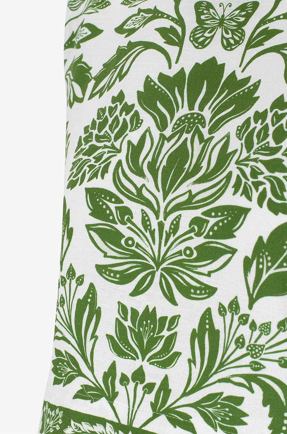FARM RIO Ärmelloses kurzes Top aus Leinen Draped Tapestry Damen GRÜN 3
