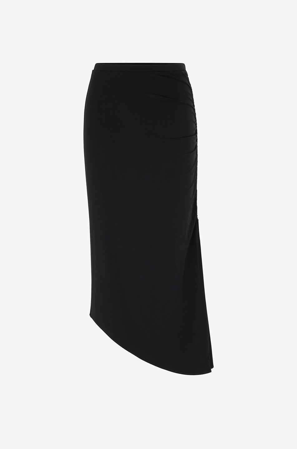 MAX MARA Midirock aus Viskose Quinoa Damen SCHWARZ 1