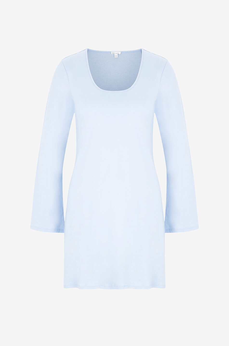 SKIN Chemise de nuit en coton biologique Carmine Femme BLEU CLAIR 1