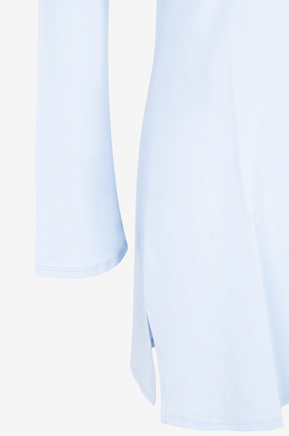 SKIN Chemise de nuit en coton biologique Carmine Femme BLEU CLAIR 3