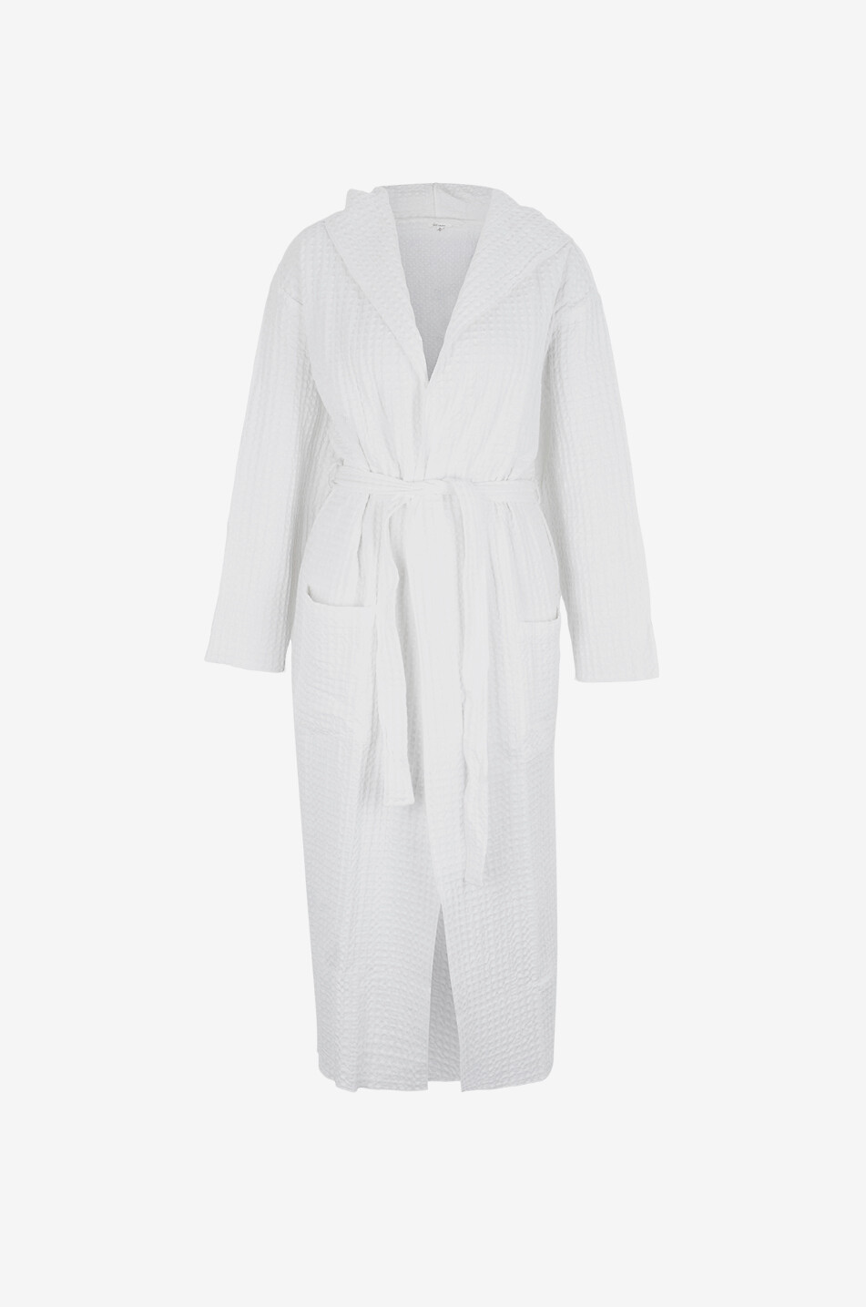 SKIN Peignoir en coton biologique Wellness Femme BLANC 1
