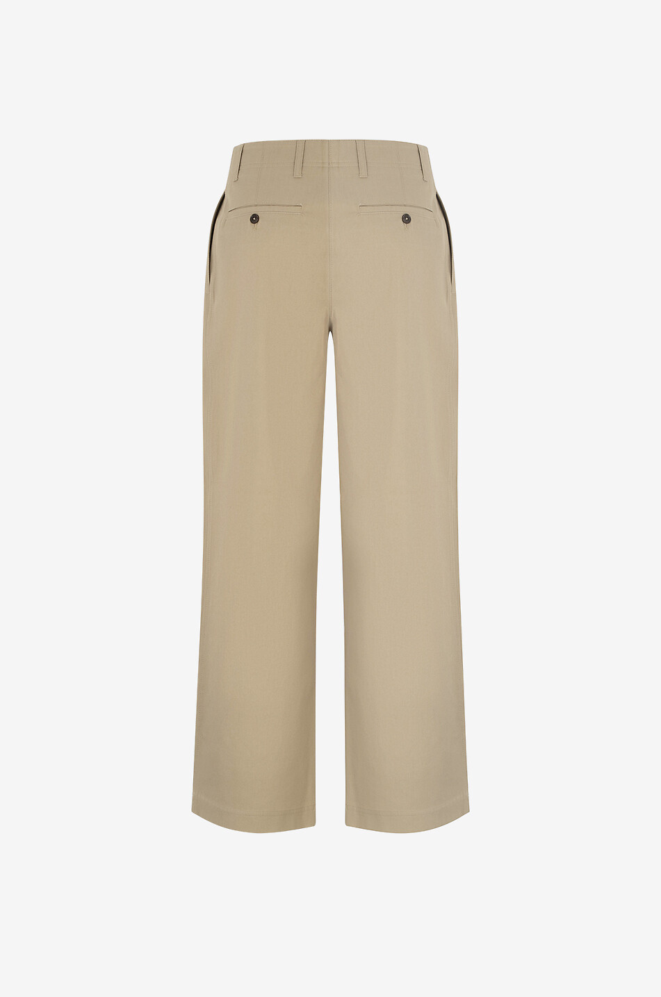 TOTEME Pantalon droit en coton Relaxed Chino Femme BEIGE 2