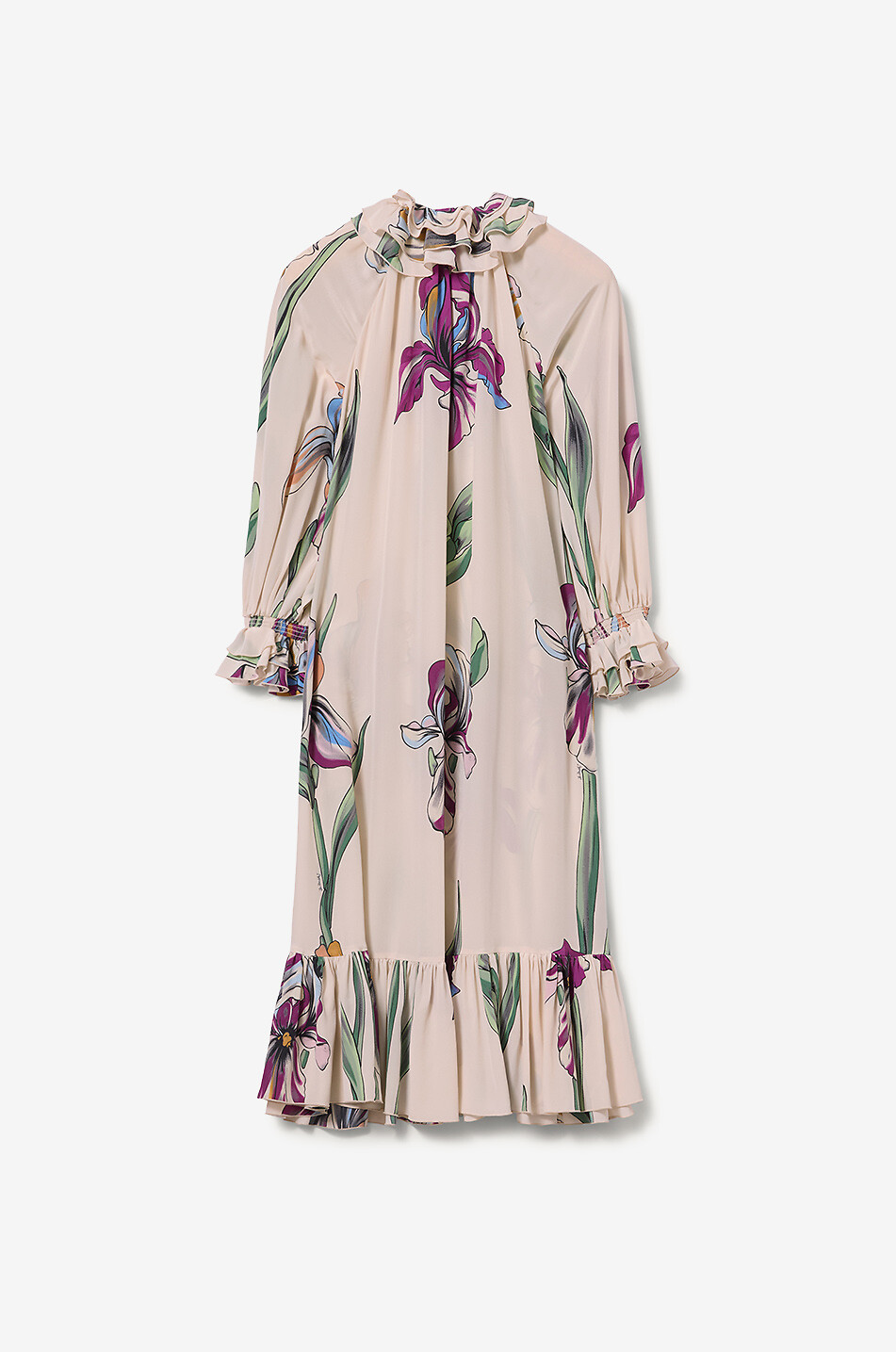 LA DOUBLEJ Robe longue en soie Hey Jude! Femme BLANC 2