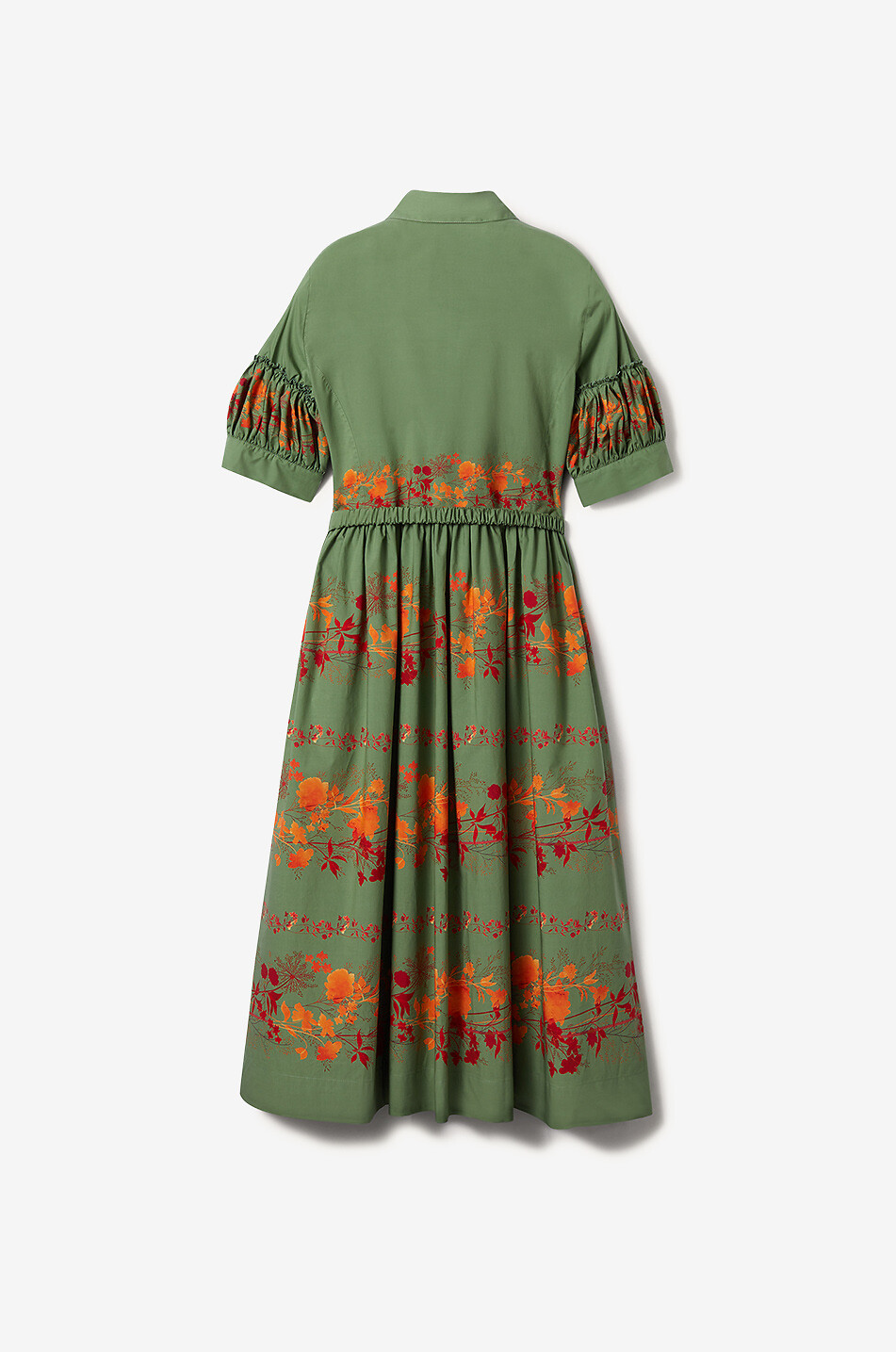 LA DOUBLEJ Libertine cotton long dress Women GREEN 2