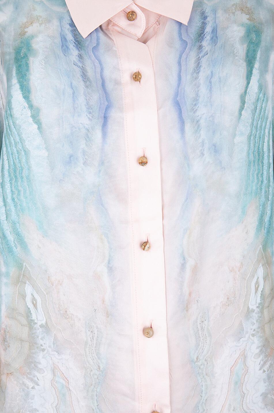 ZIMMERMANN Illuminate Relaxed silk twill shirt Women BLUE 3