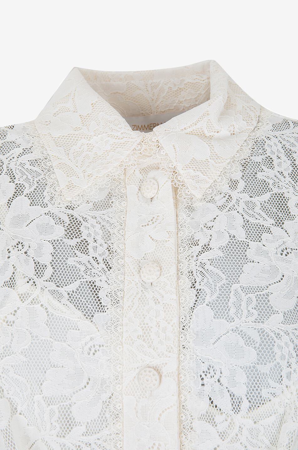 Robe chemise midi en dentelle Dawning Tuck