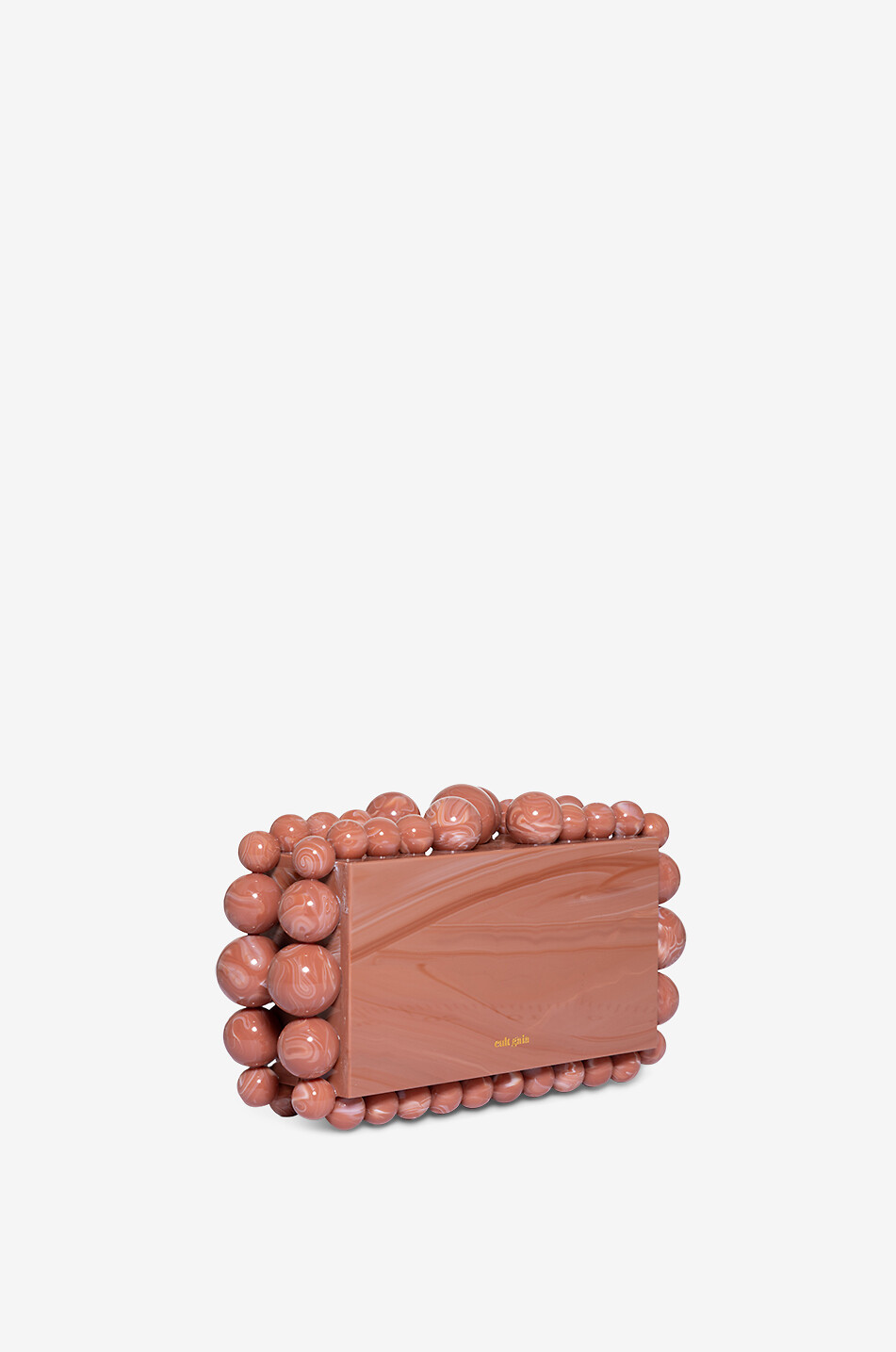 CULT GAIA Pochette rigide marbrée à billes Eos Femme ROSE FONCÉ 2