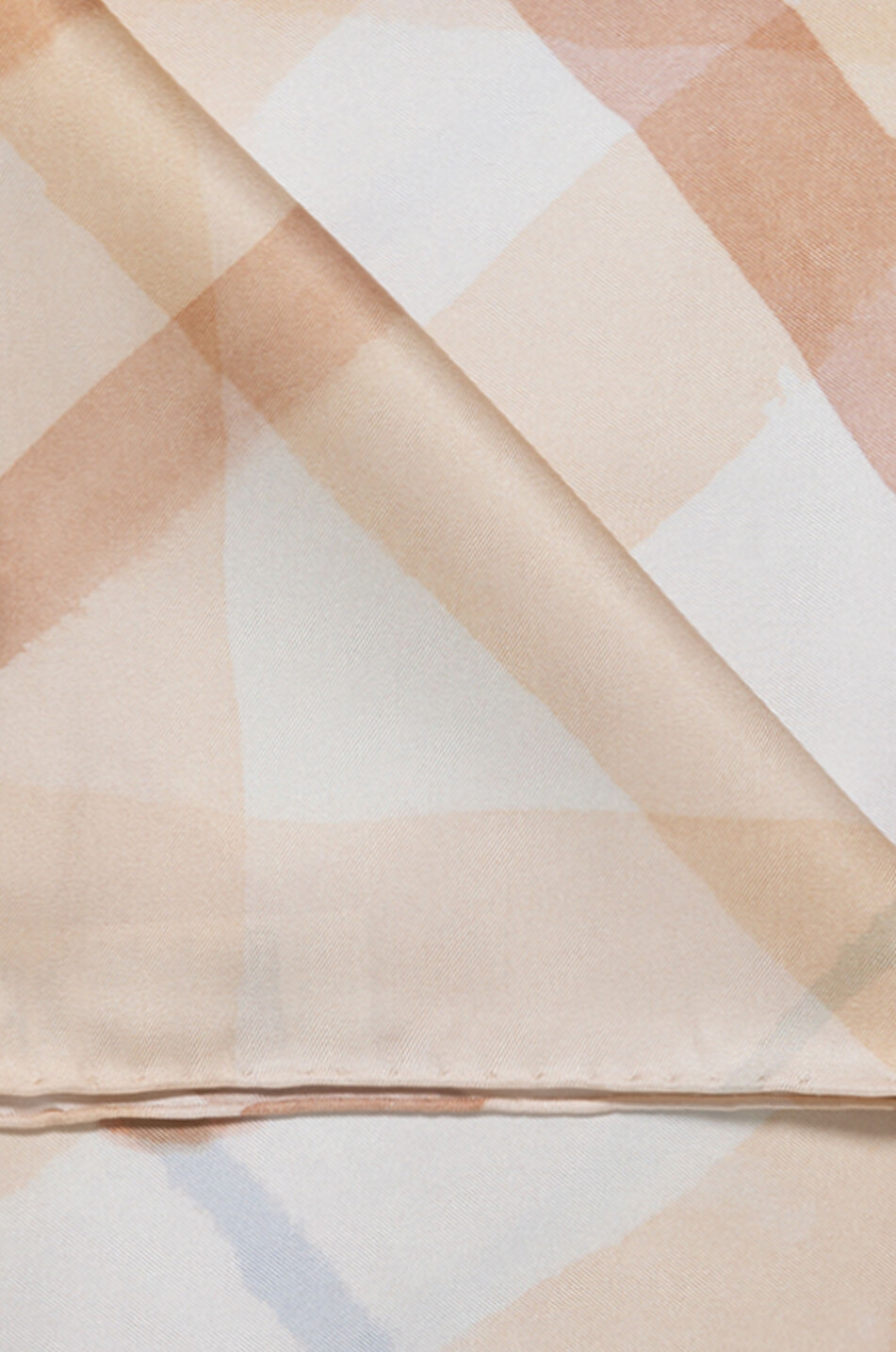 BURBERRY Seidentwill-Halstuch Check Aquarelle Shell Damen BUNT 2