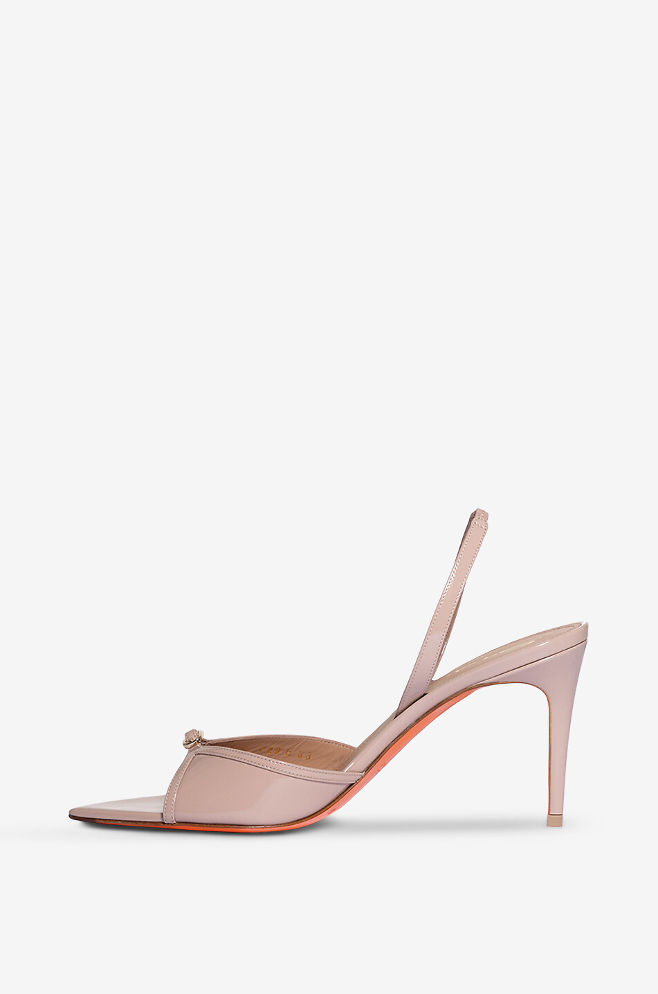 SANTONI Sandalen mit Absatz aus Leder mit spitzem  Zehenbereich Damen HELLROSA 3