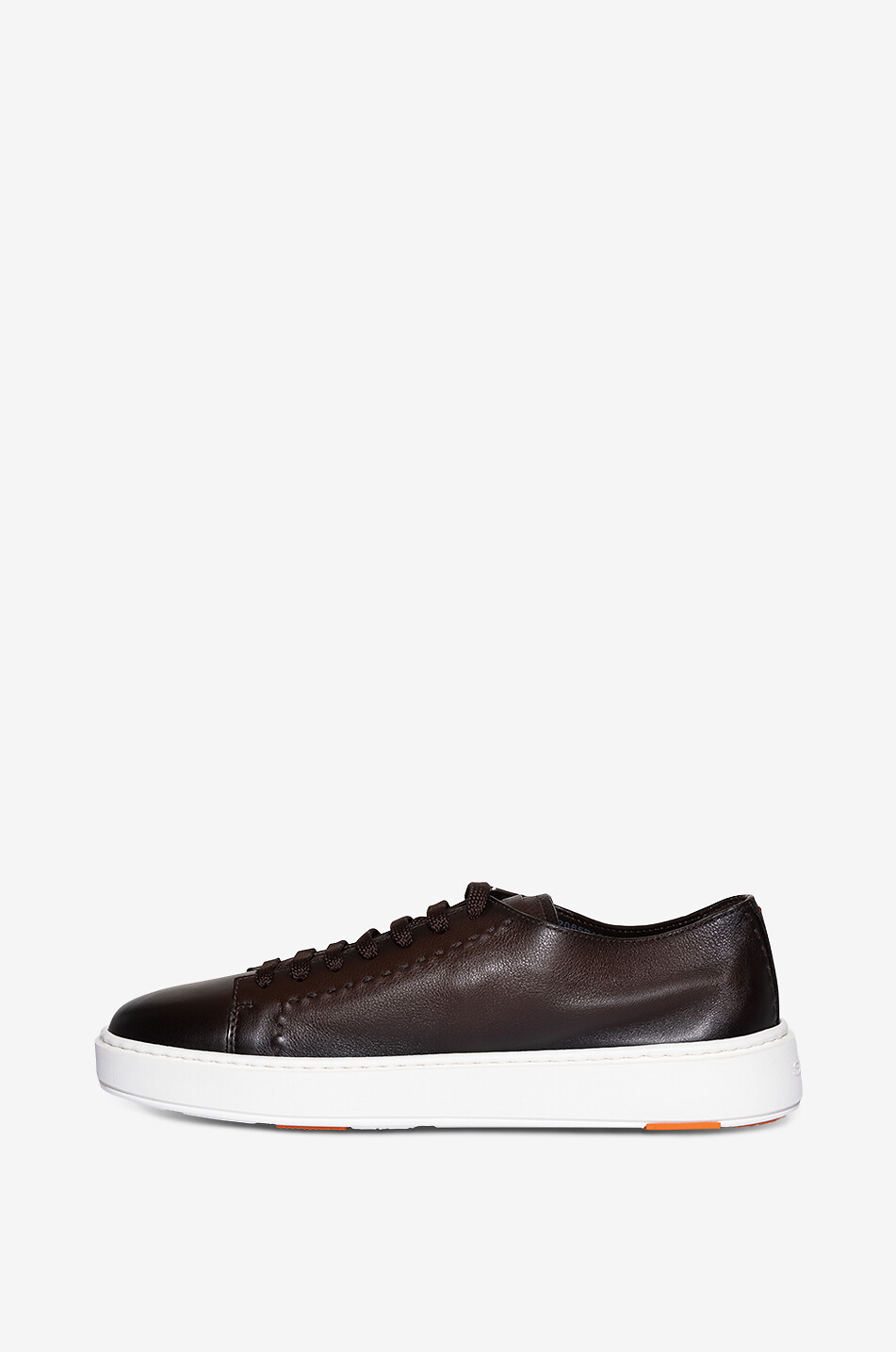 Leather low-top sneakers