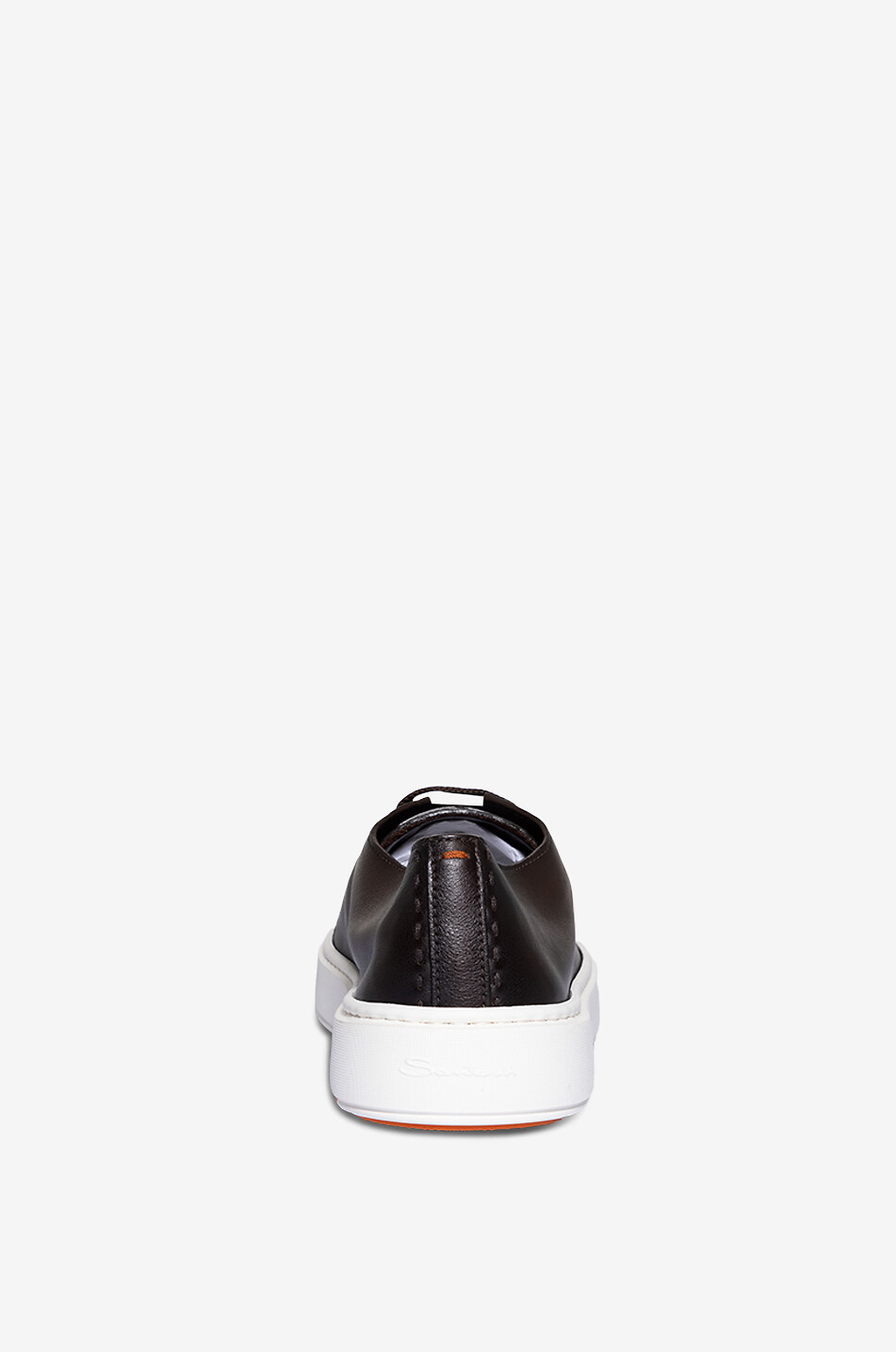 Leather low-top sneakers