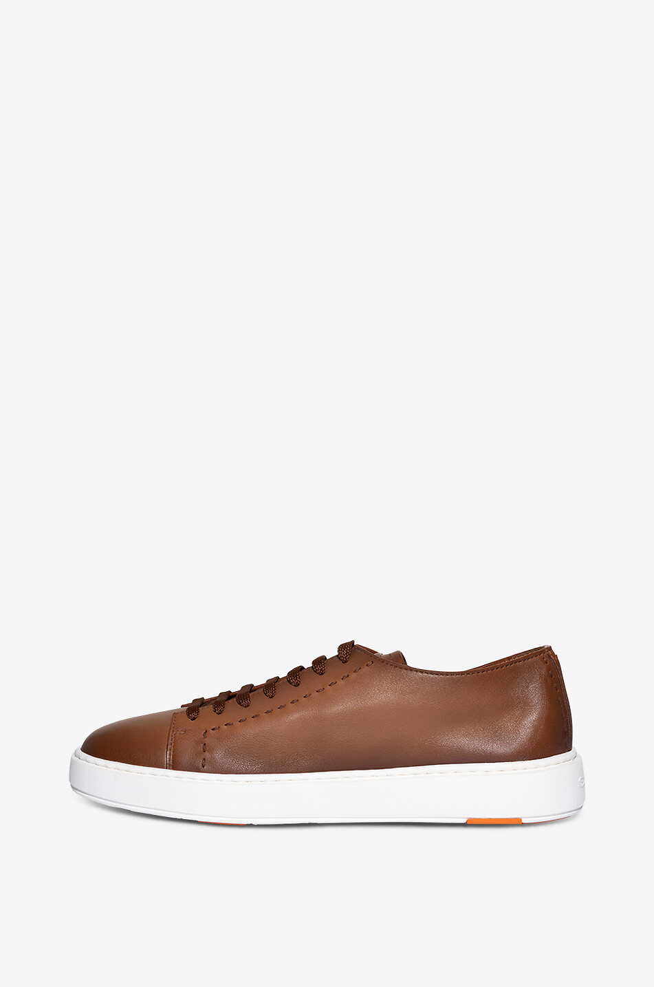 Leather low-top sneakers