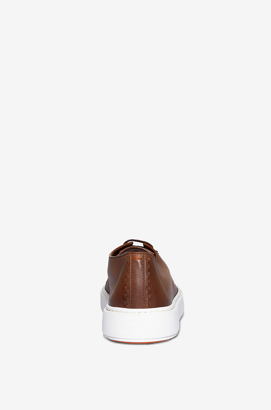 Leather low-top sneakers