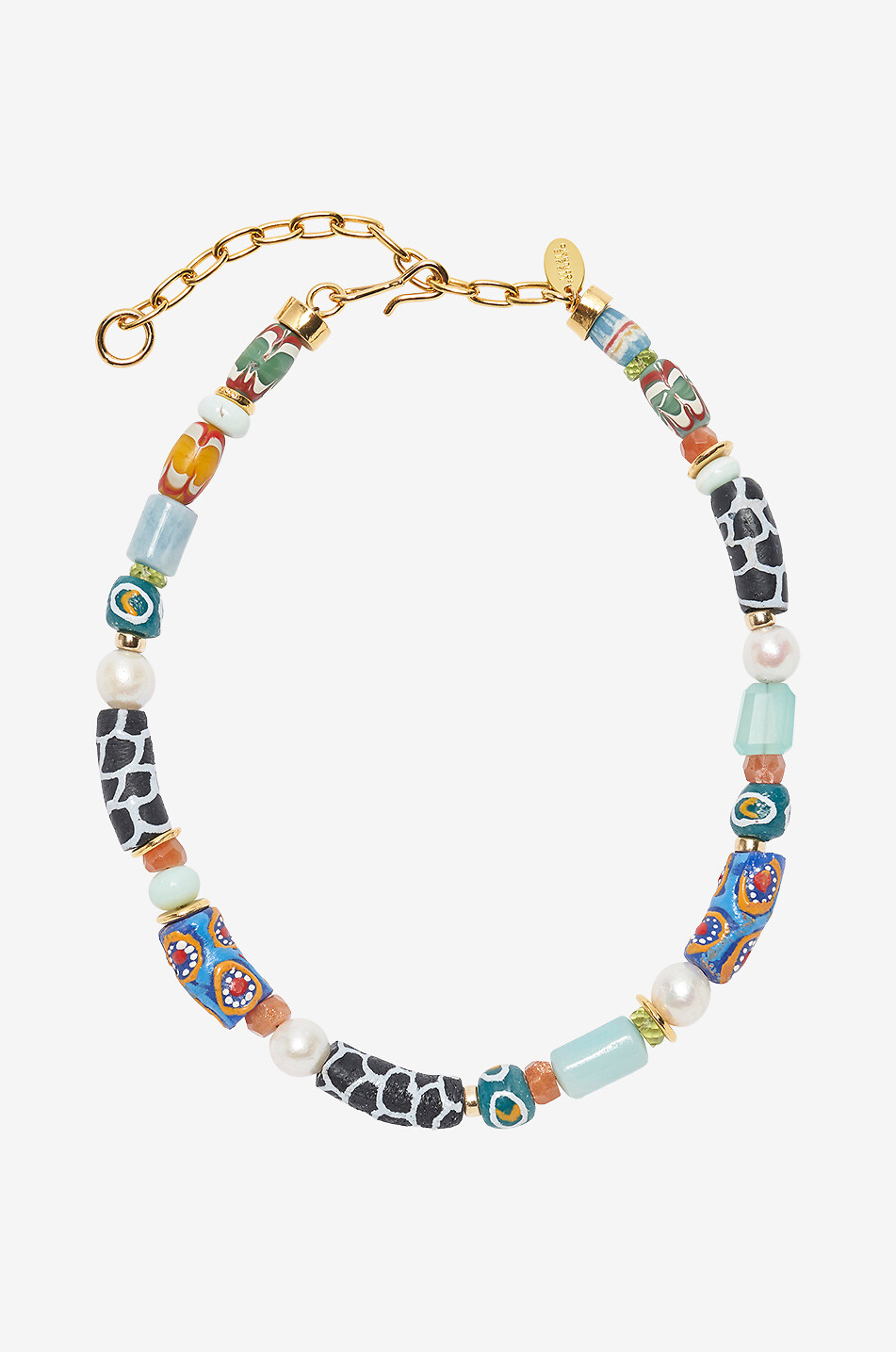 LIZZIE FORTUNATO Collier multicolore en perles Souvenir Deep Sea Femme MULTICOLORE1 1