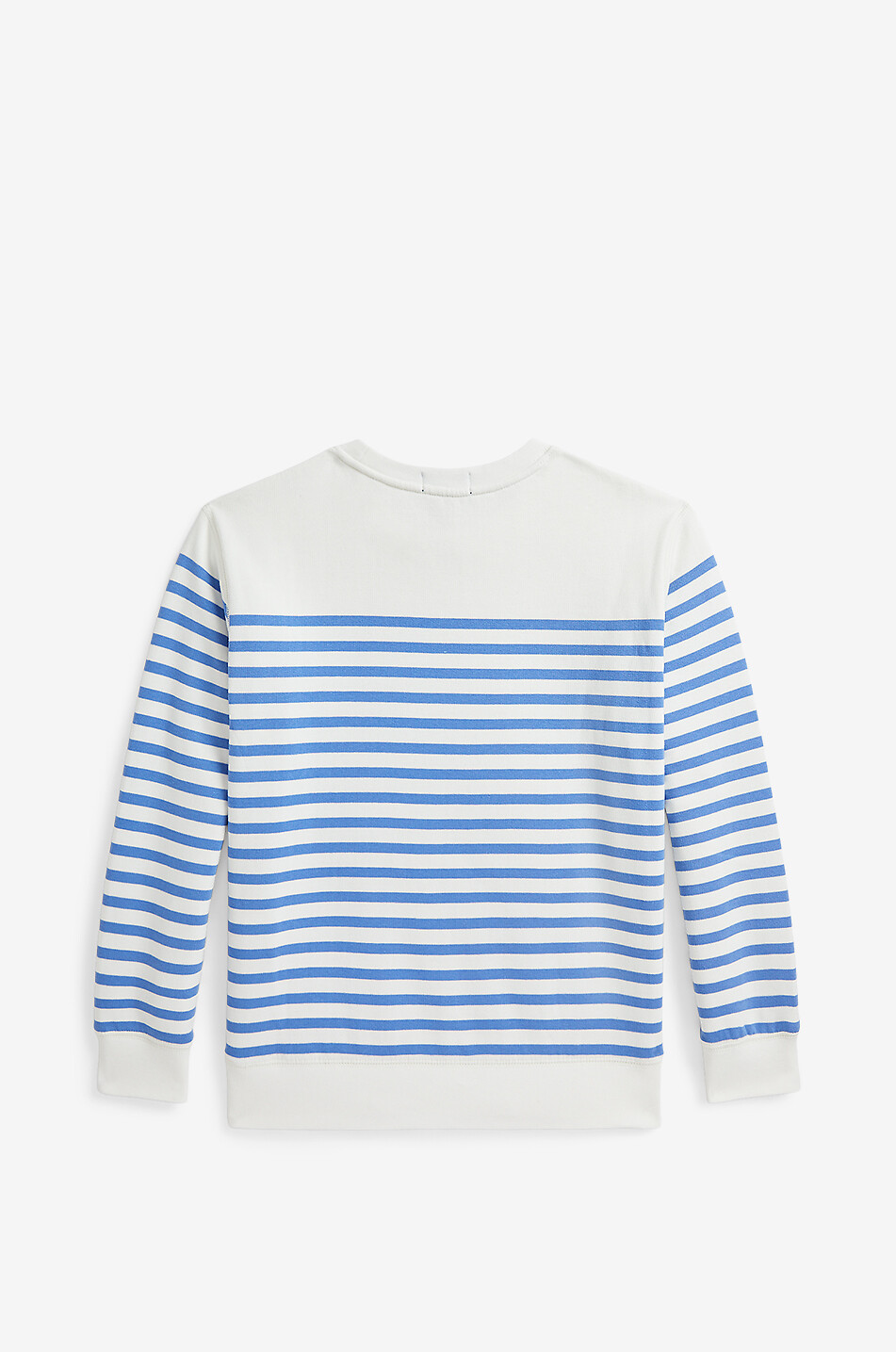 POLO RALPH LAUREN Sweat-shirt rayé à col rond garçon Polo Bear Nantucket Garçon BLANC 2