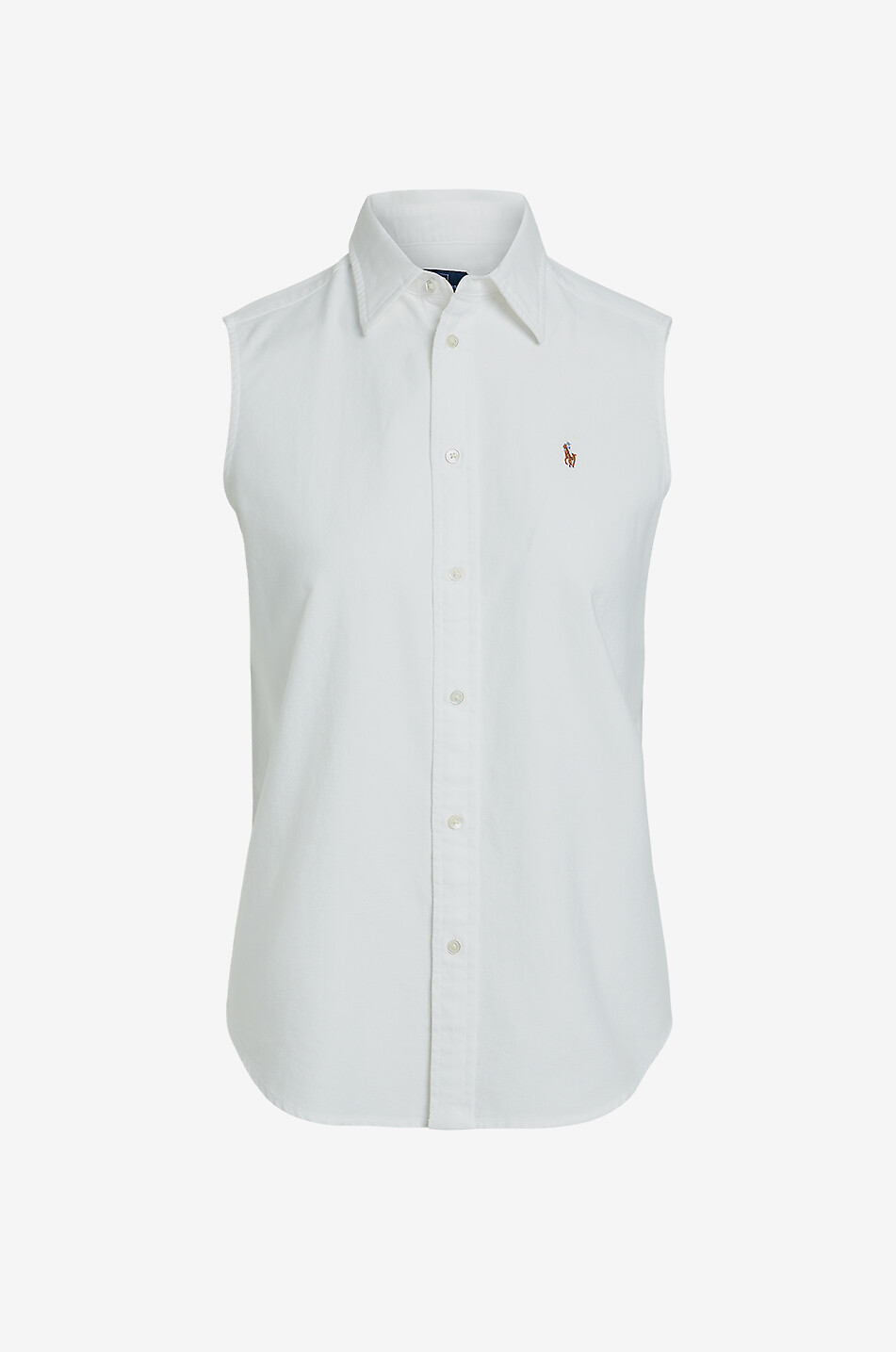 Pony sleeveless Oxford shirt