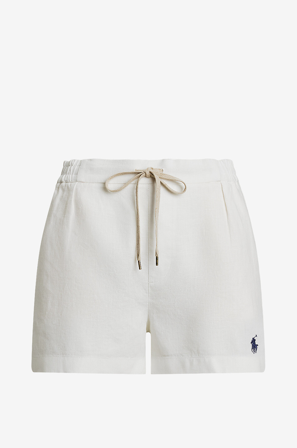 Short en lin brodé Pony