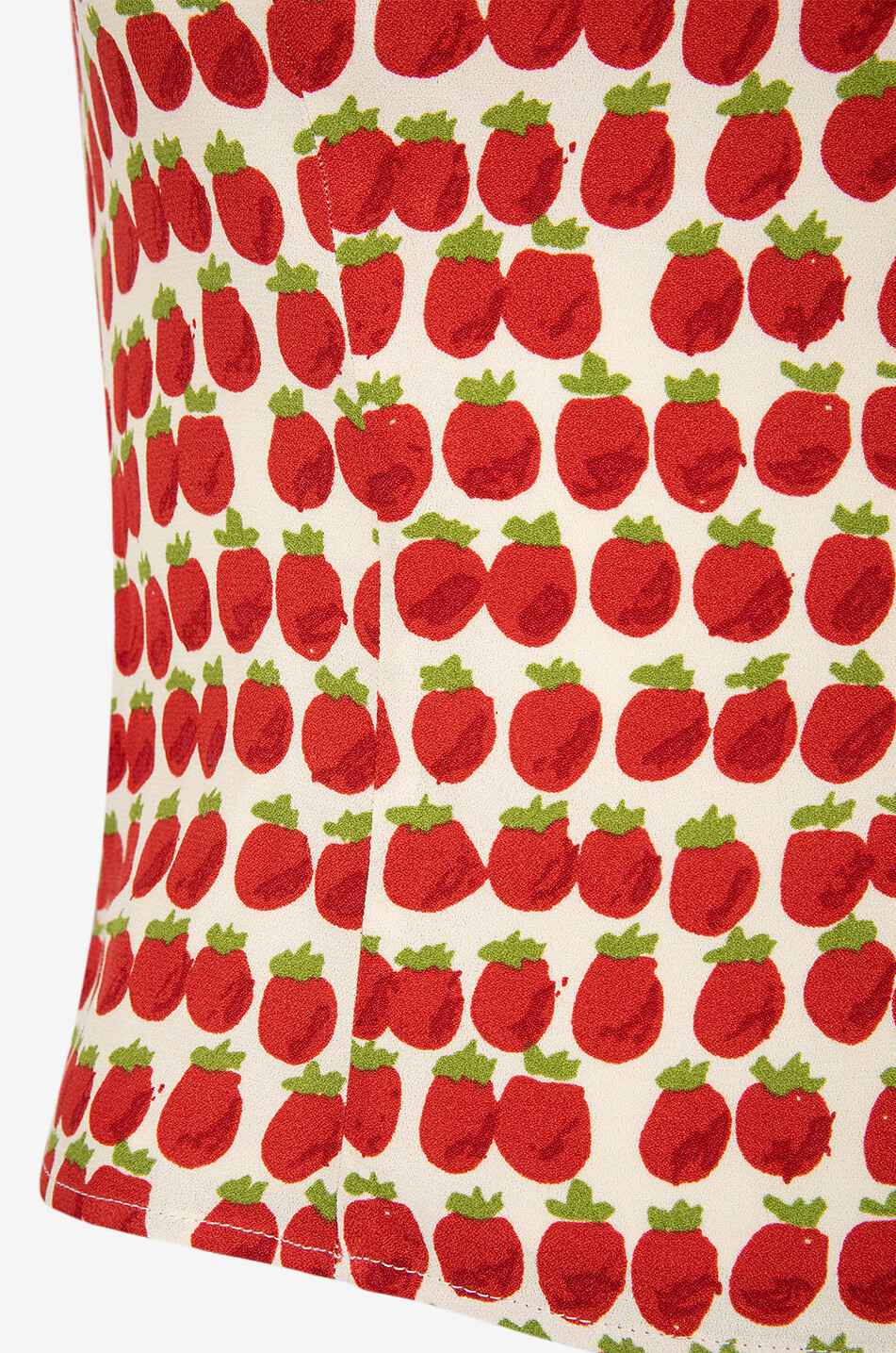 REFORMATION Overland Fresh Tomato fitted printed crepe camisole Women MULTI COLOURED 3