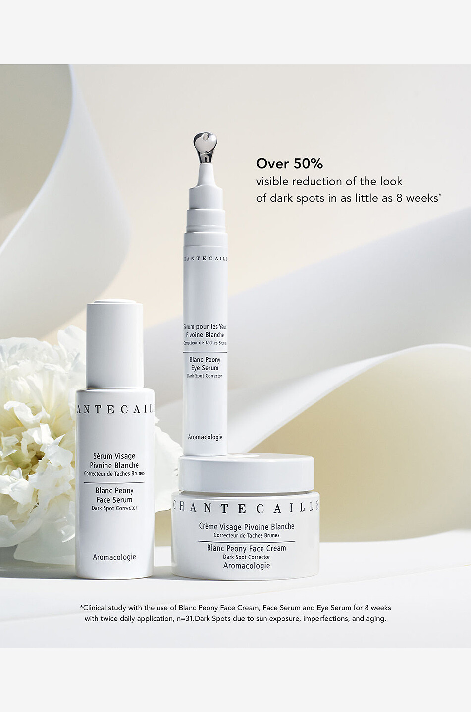 CHANTECAILLE Blanc Peony face cream dark spot corrector - 50 ml Unisex Colourless 4
