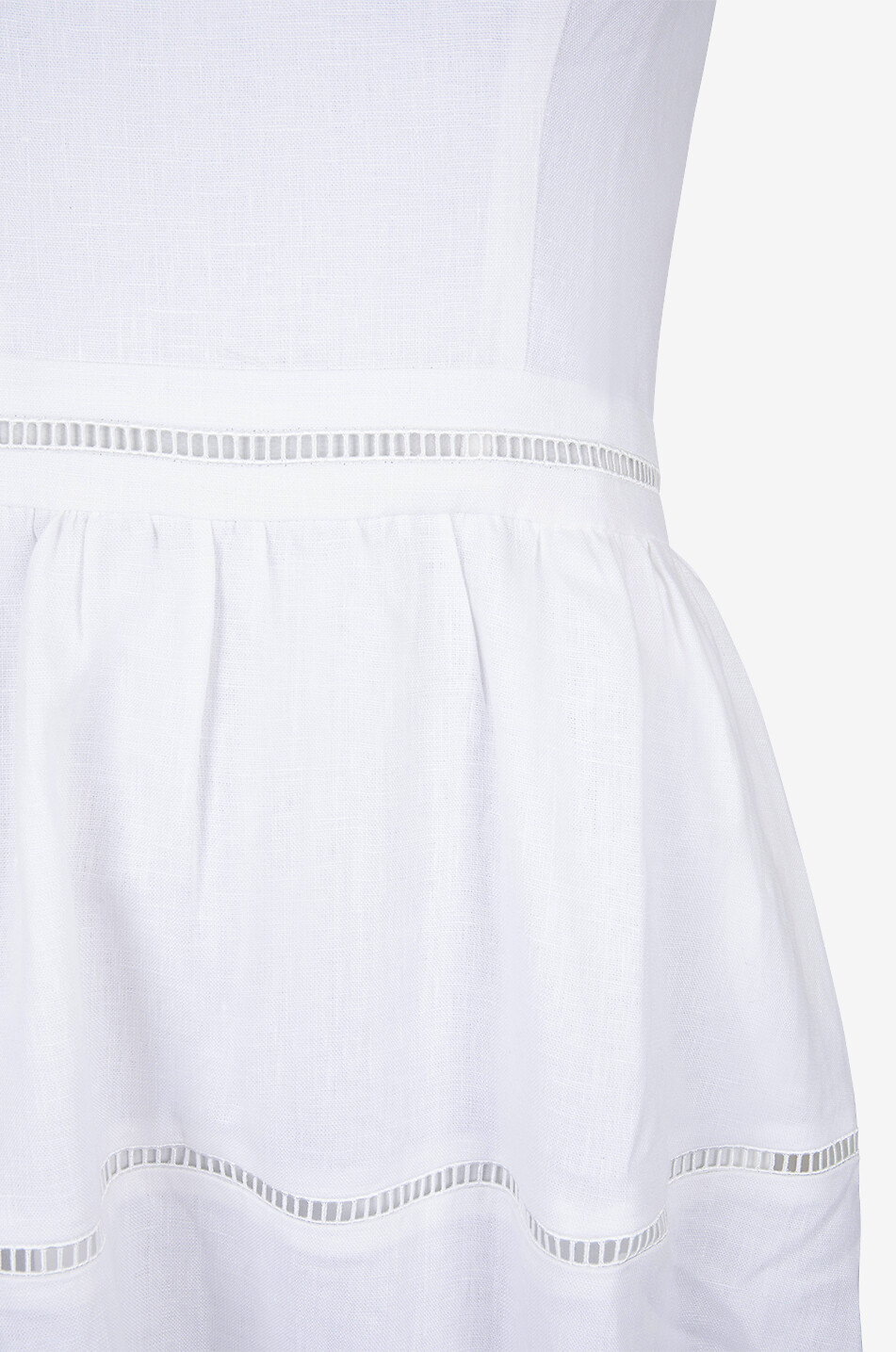 REFORMATION Everett White midi linen sundress Women WHITE 3